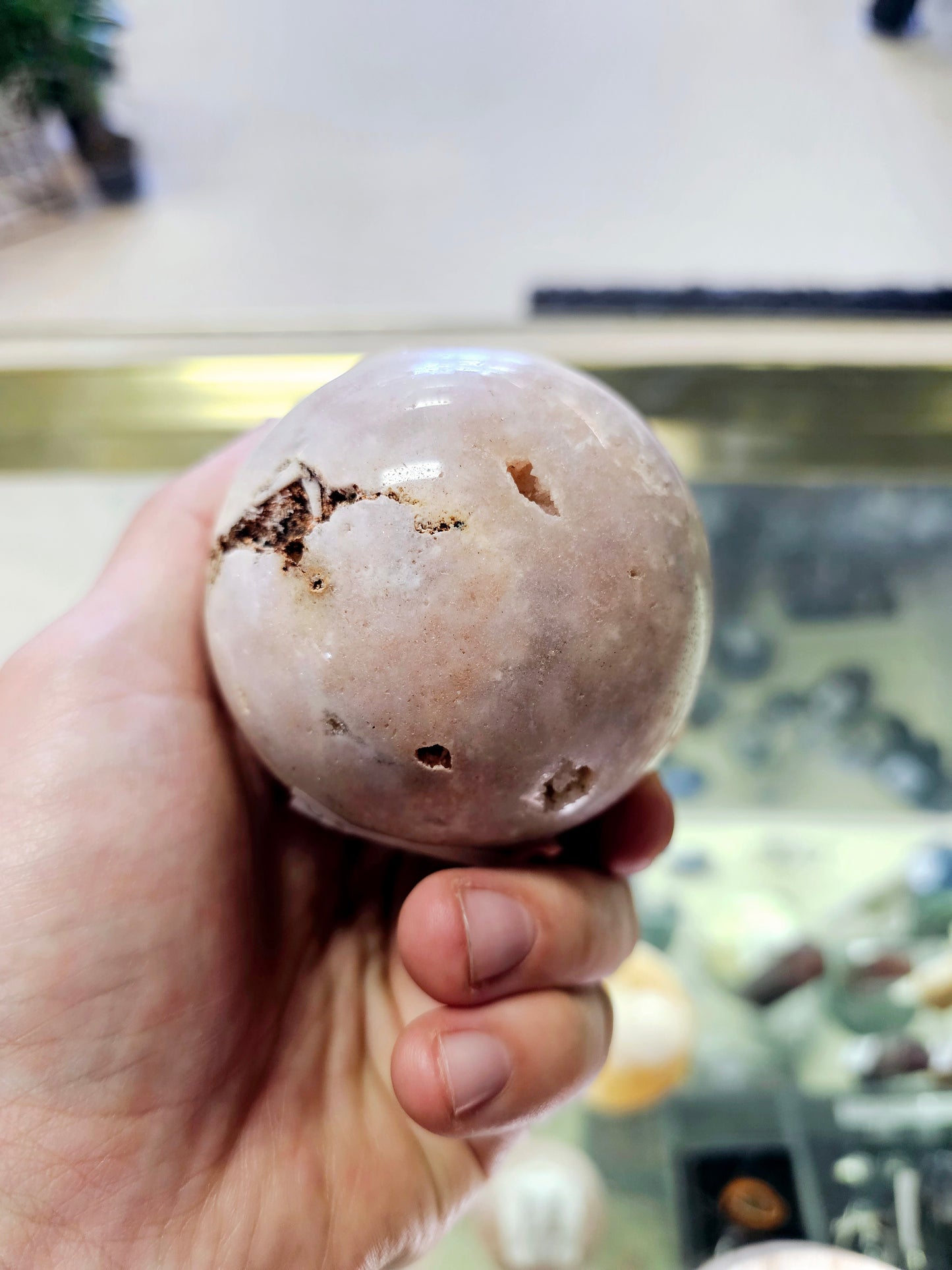 Pink Amethyst Sphere