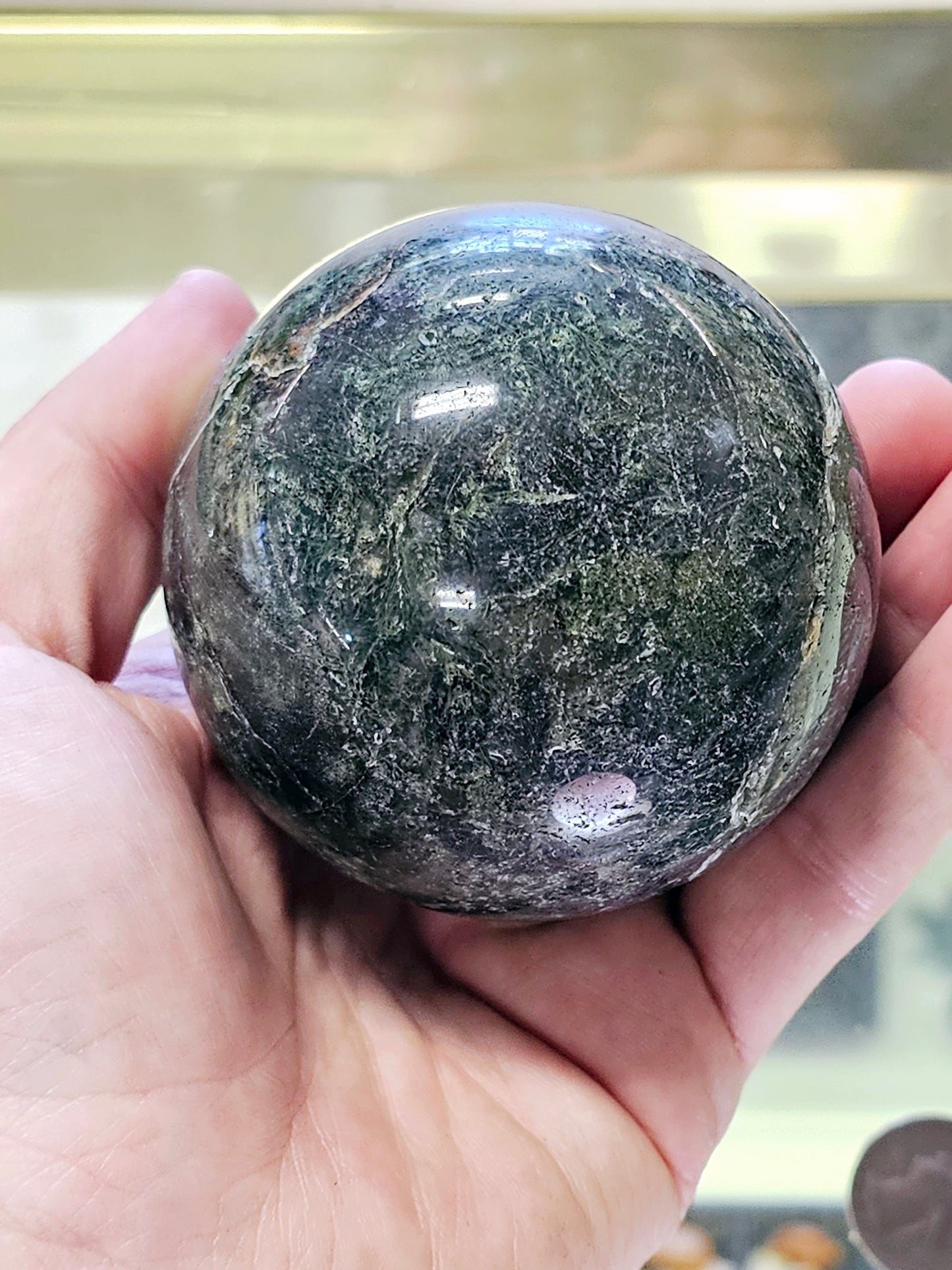 Moss Agate Sphere