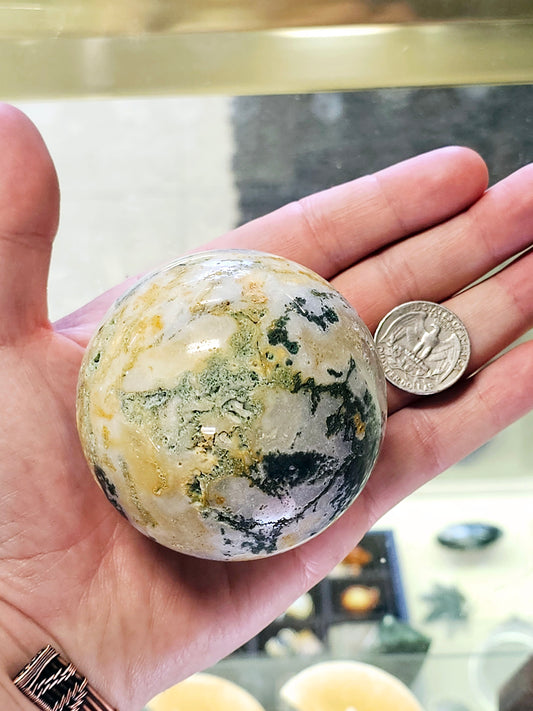 Moss Agate Sphere