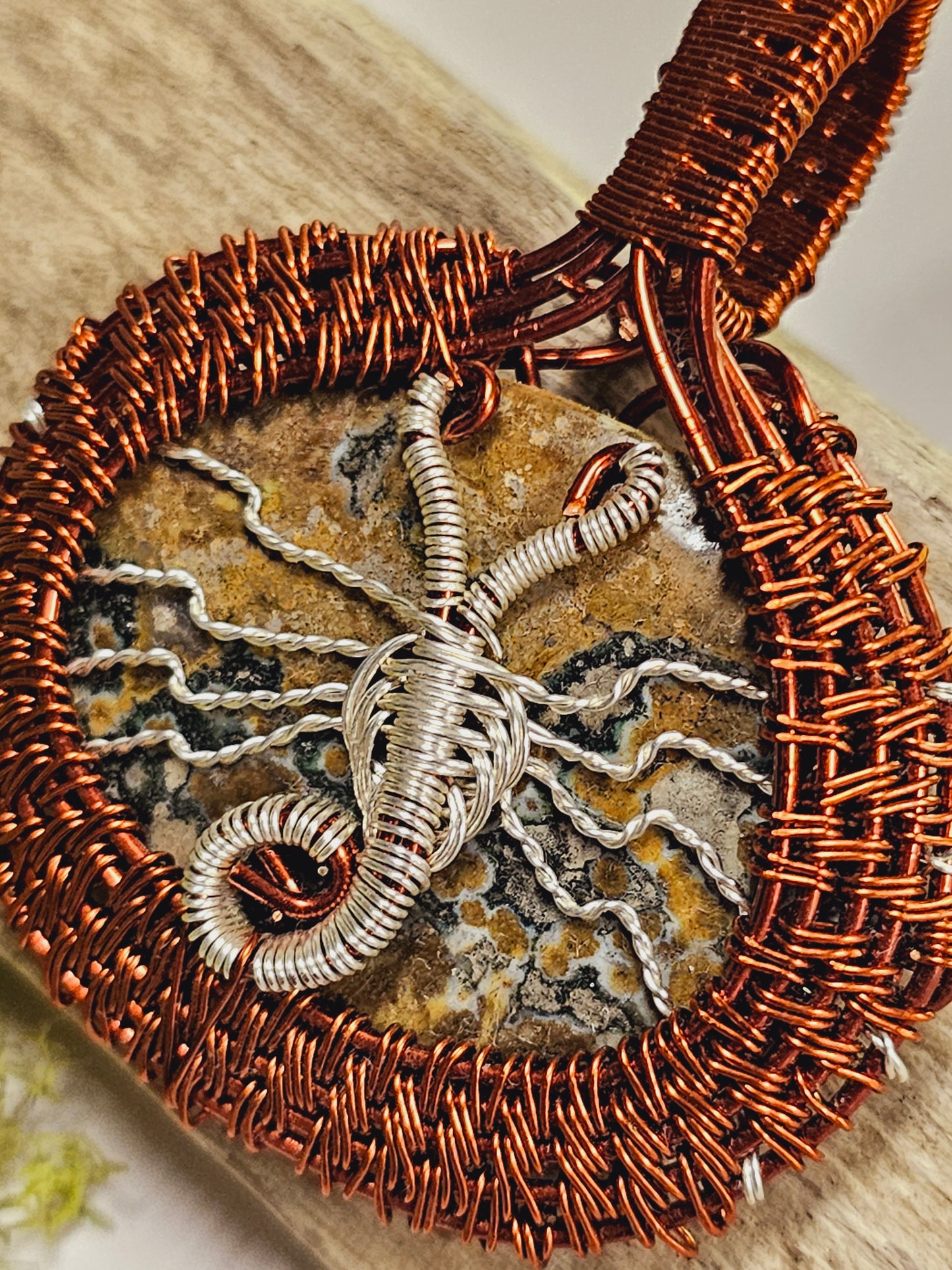 Scorpion Wire Wrapped Necklace Pendant