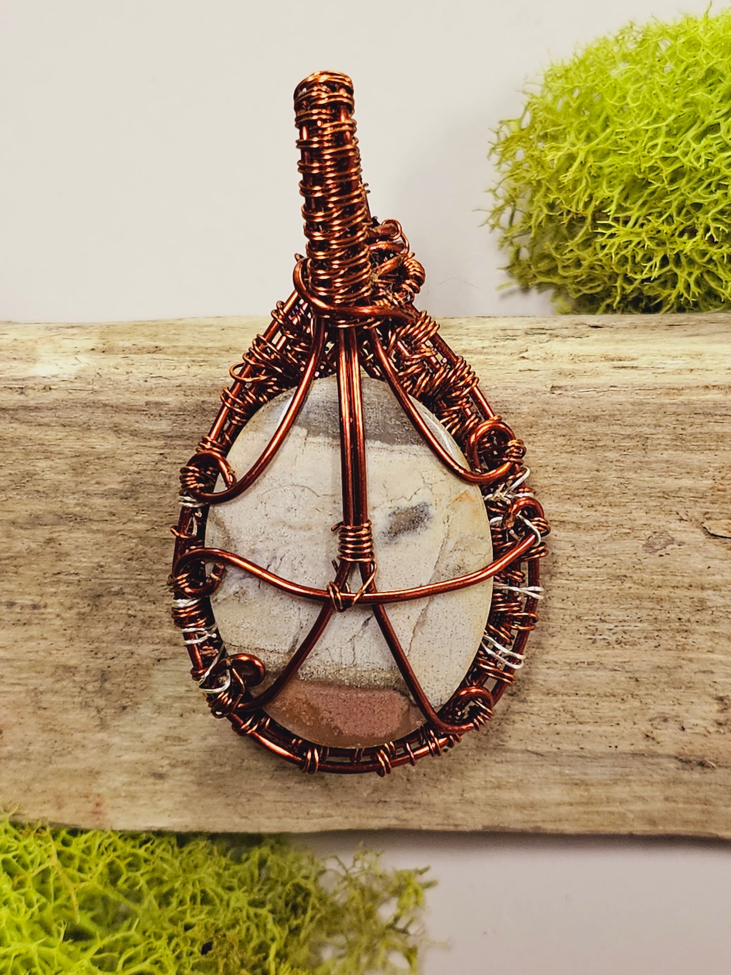 Scorpion Wire Wrapped Necklace Pendant