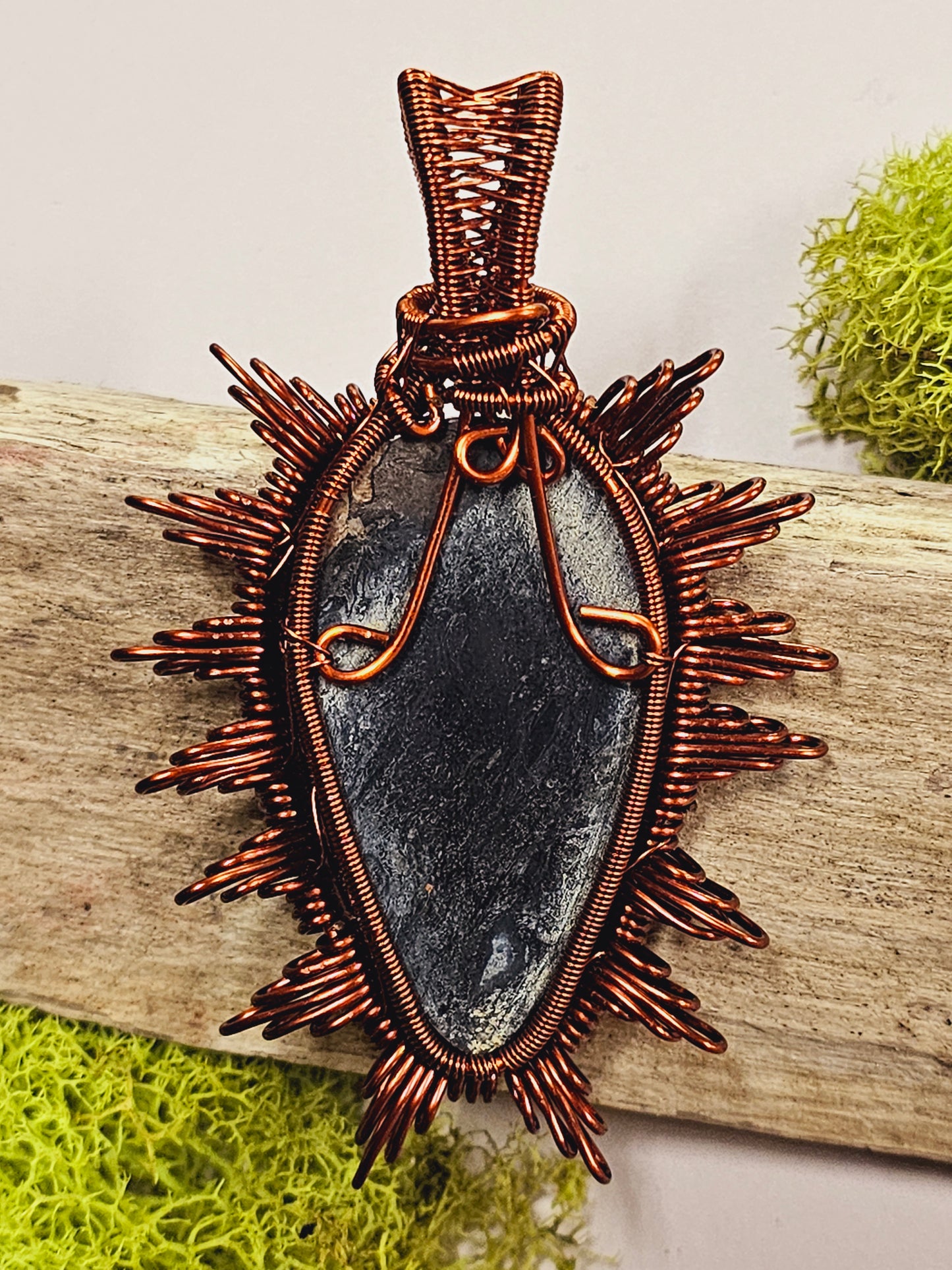 Tree of Life Wire Wrapped Necklace Pendant