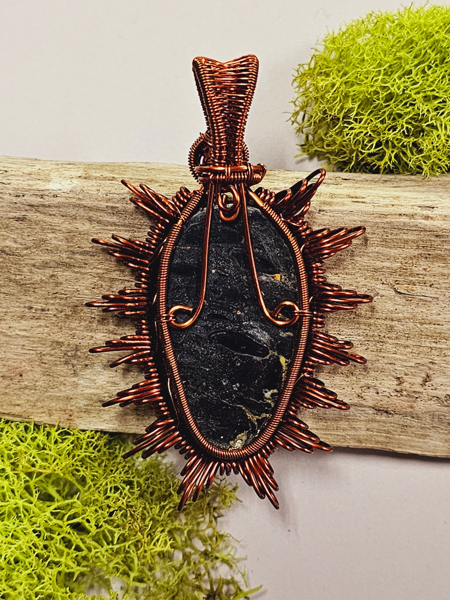 Tree of Life Wire Wrapped Necklace Pendant