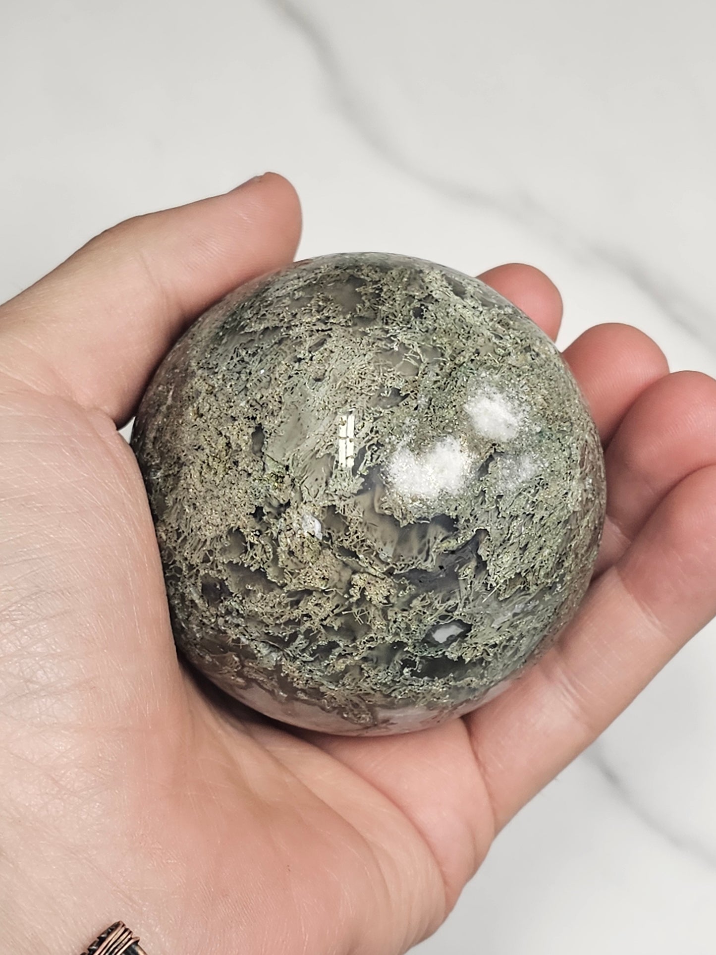 Moss Agate Sphere