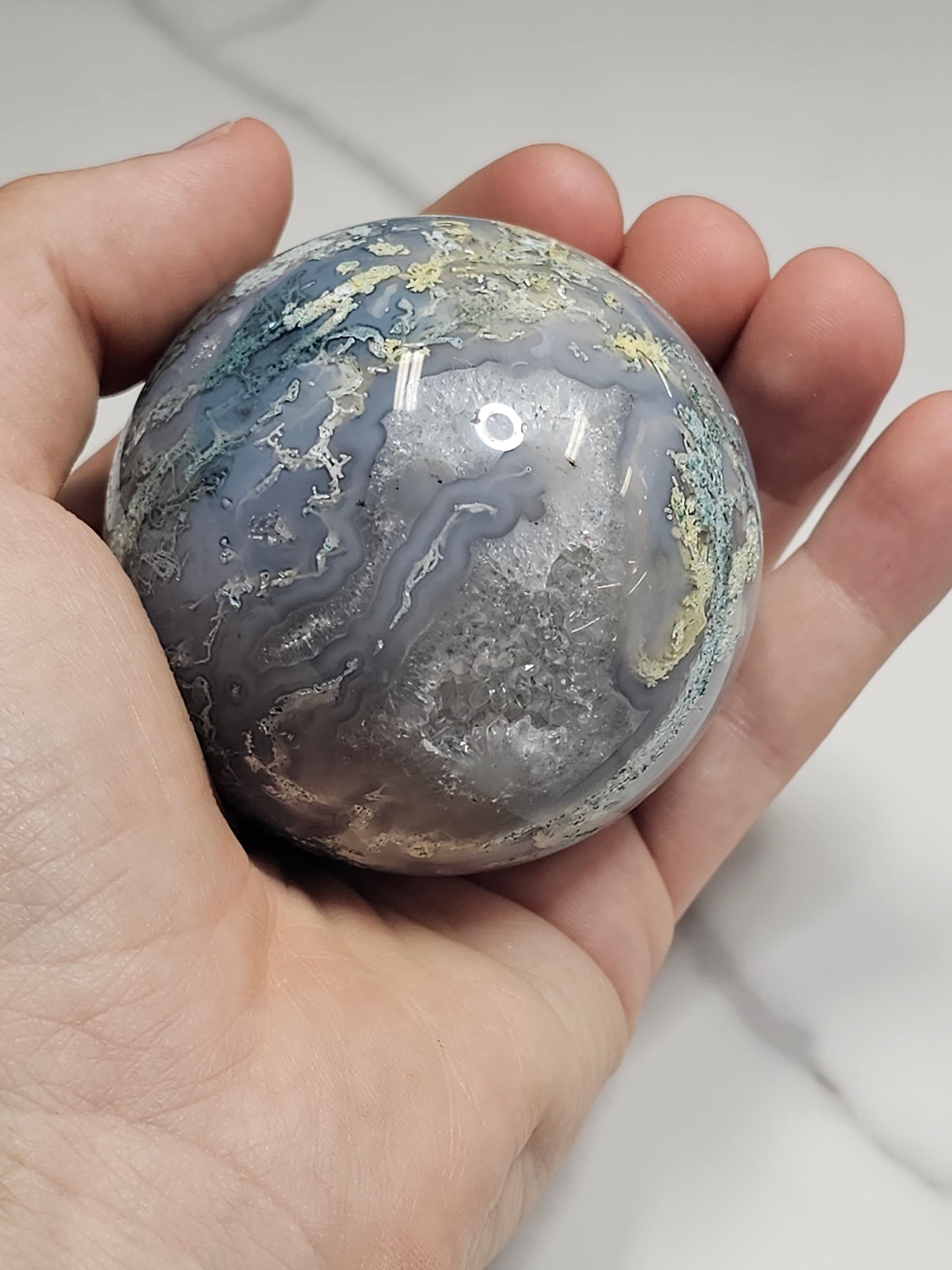 Moss Agate Sphere