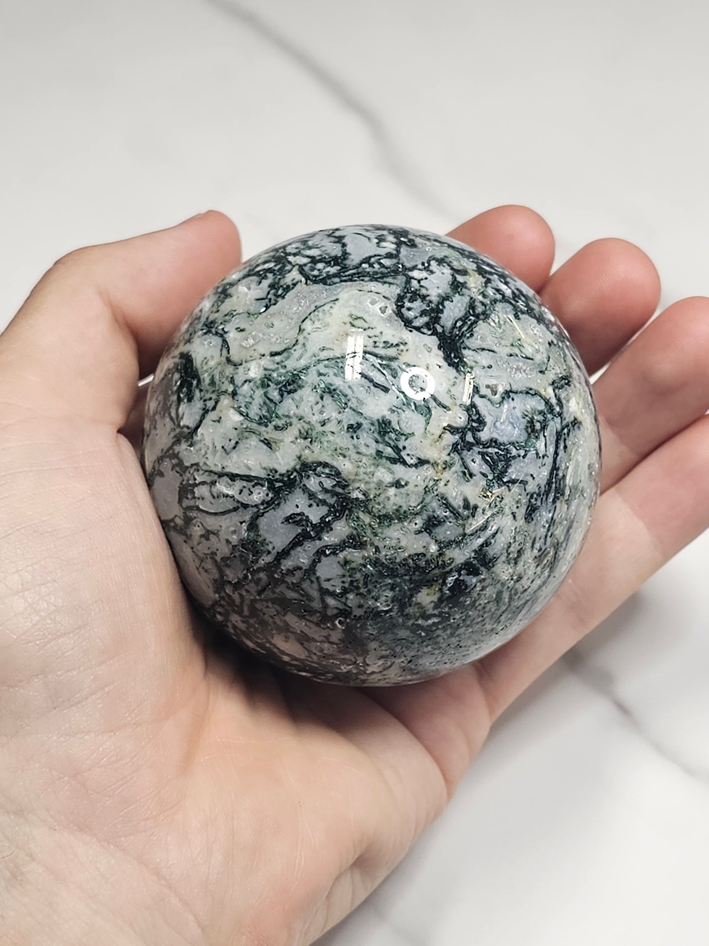 Moss Agate Sphere