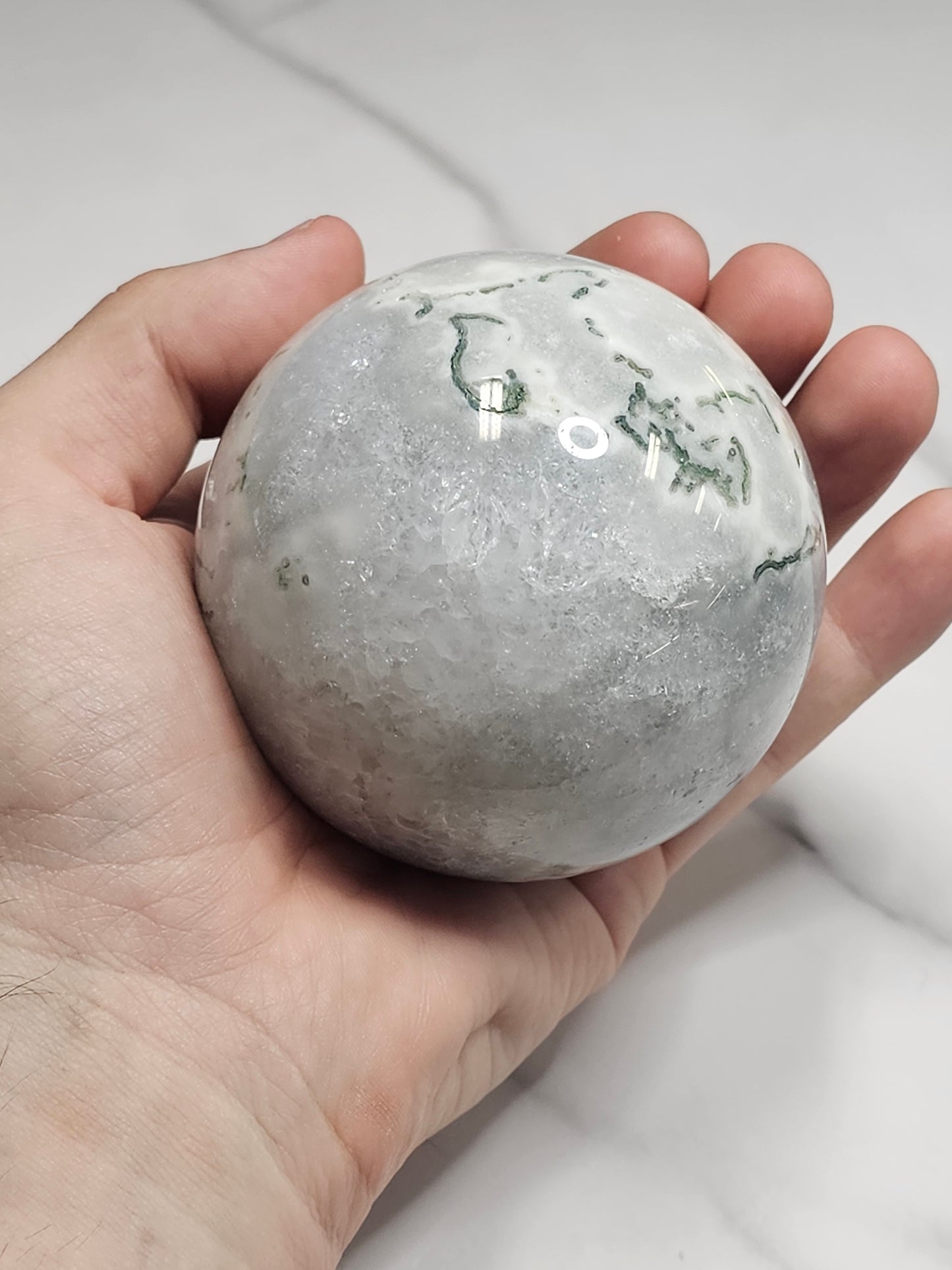 Moss Agate Sphere
