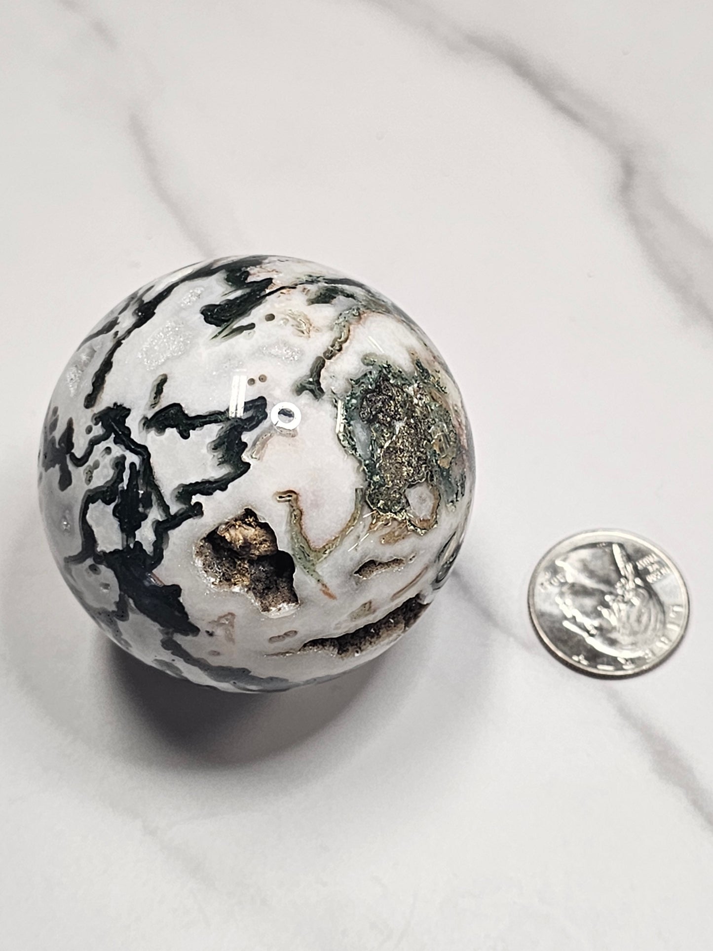 Moss Agate Sphere