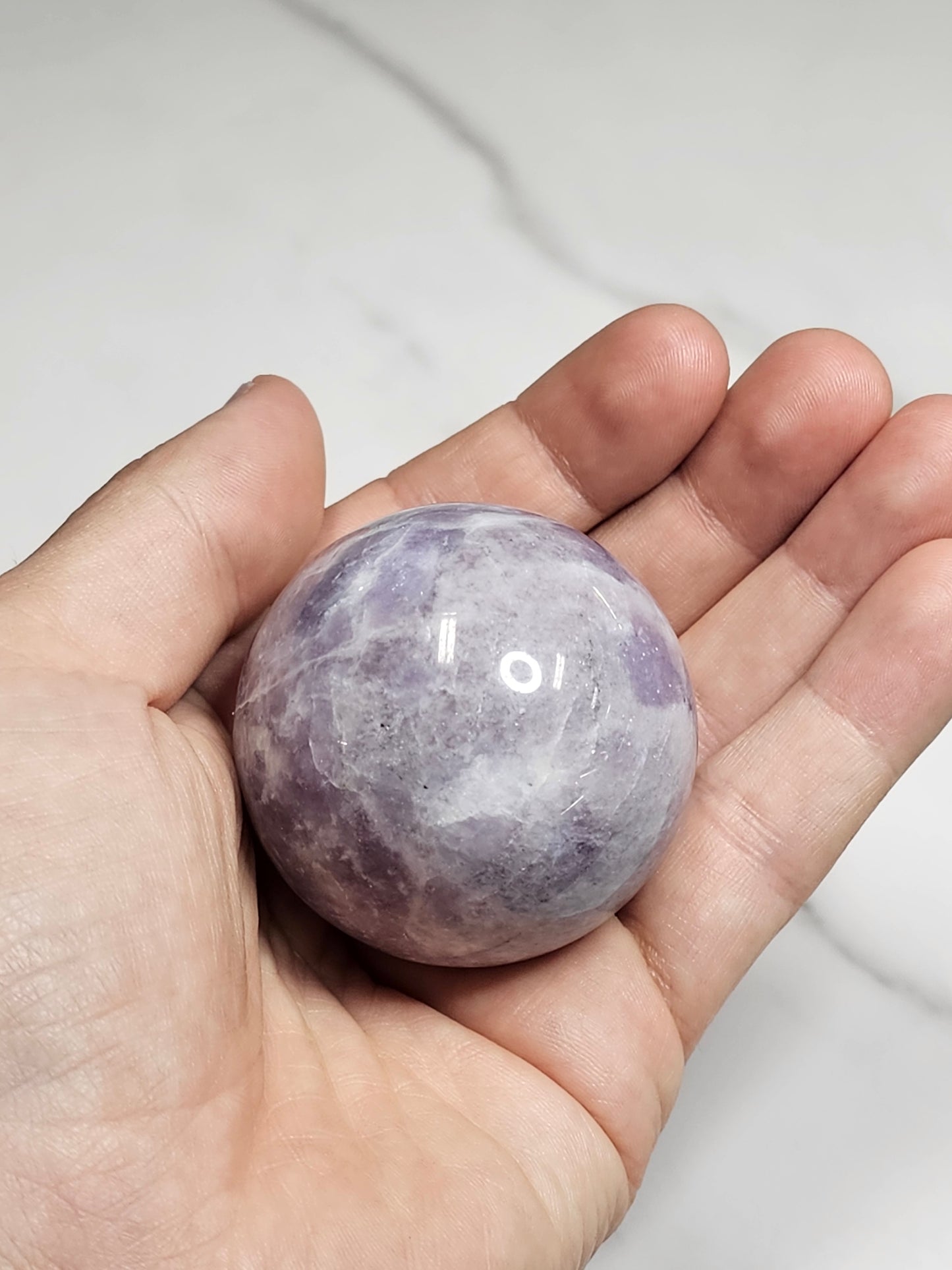 Lepidolite Sphere