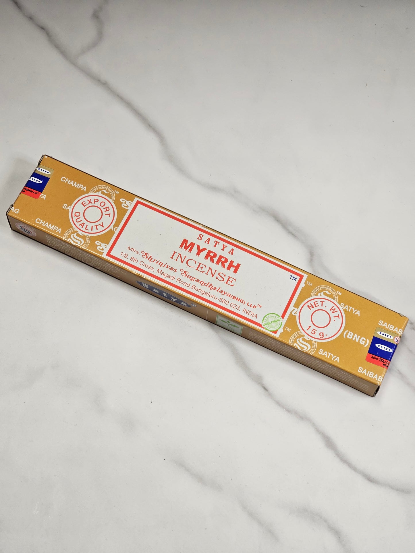 Myrrh Satya Incense Sticks 15g