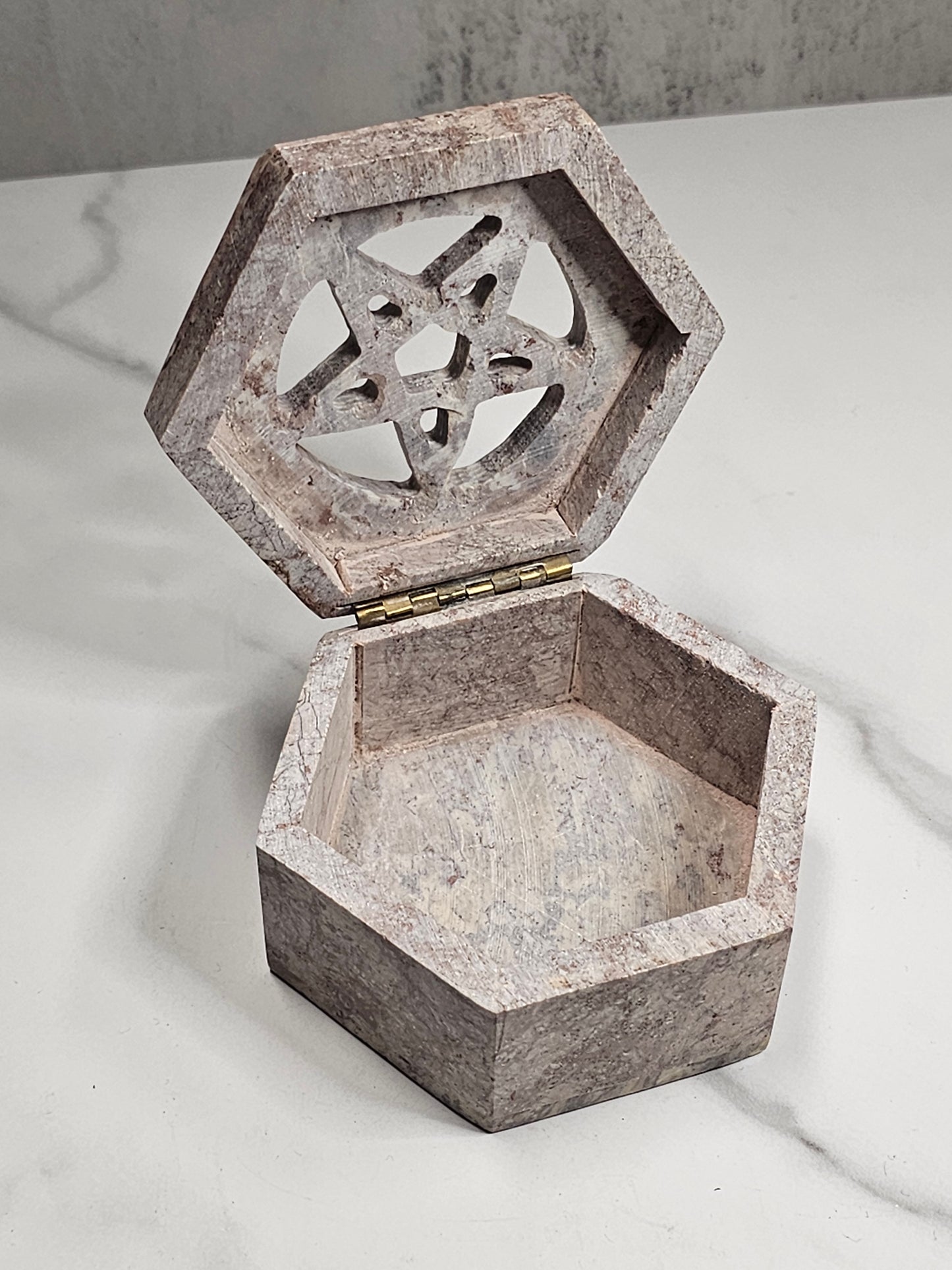 Soapstone Star Box