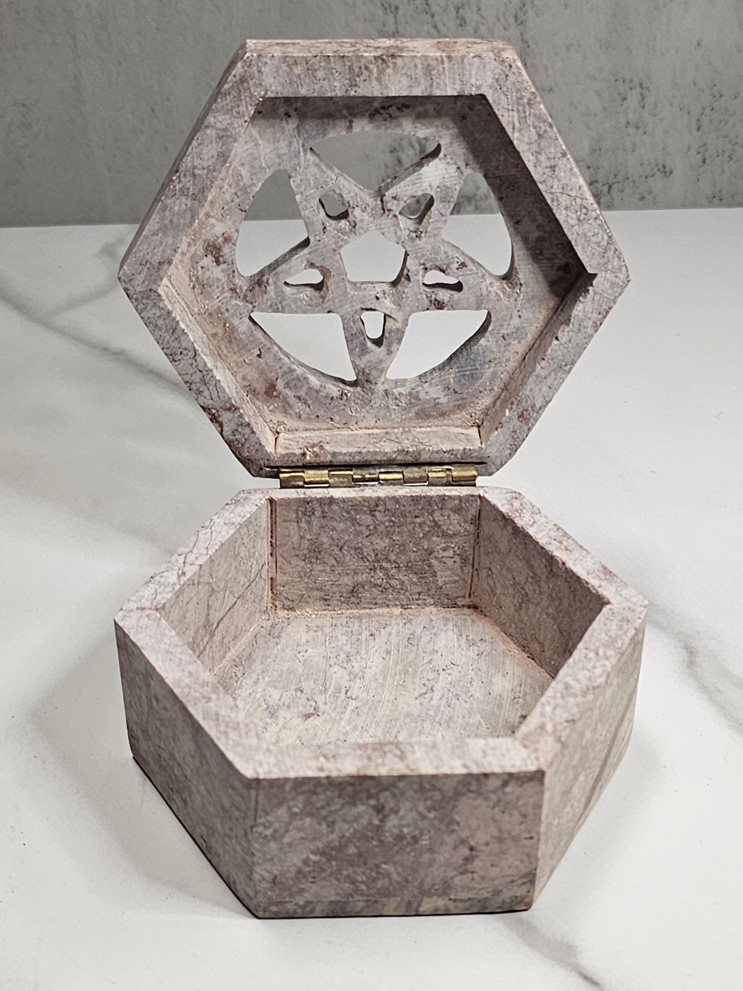 Soapstone Star Box