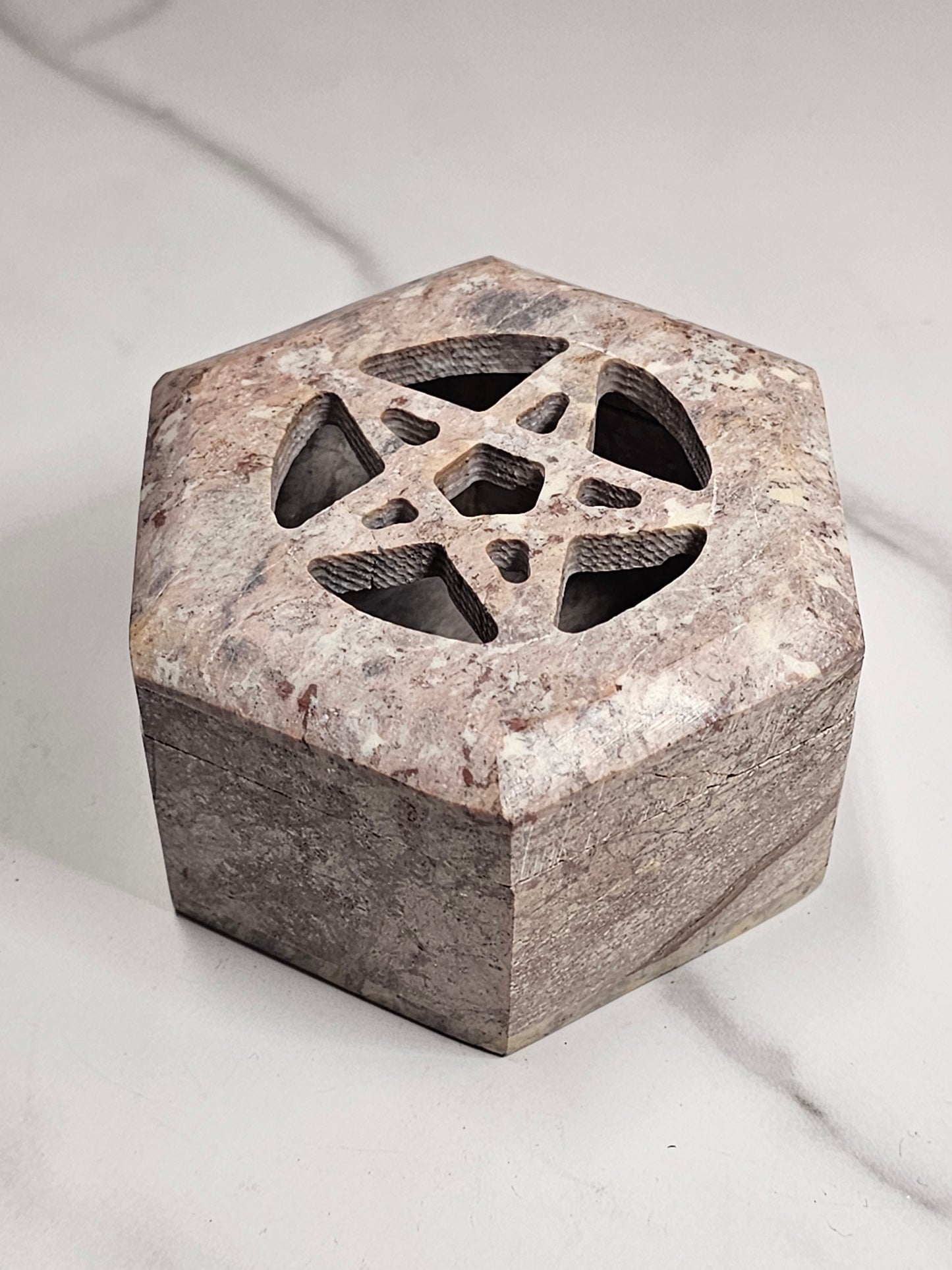 Soapstone Star Box