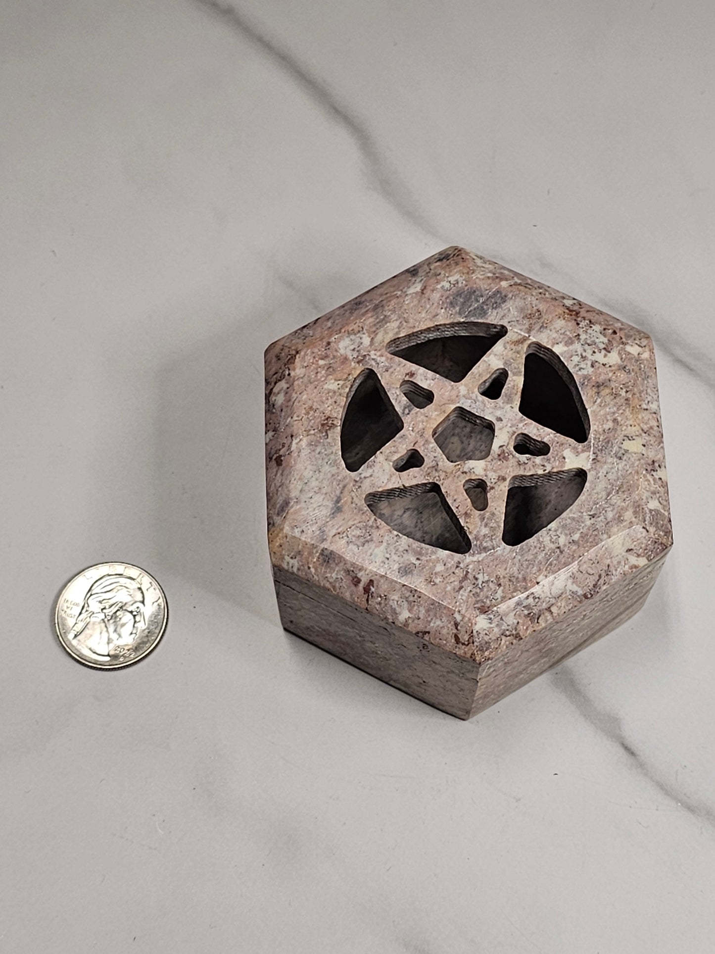 Soapstone Star Box