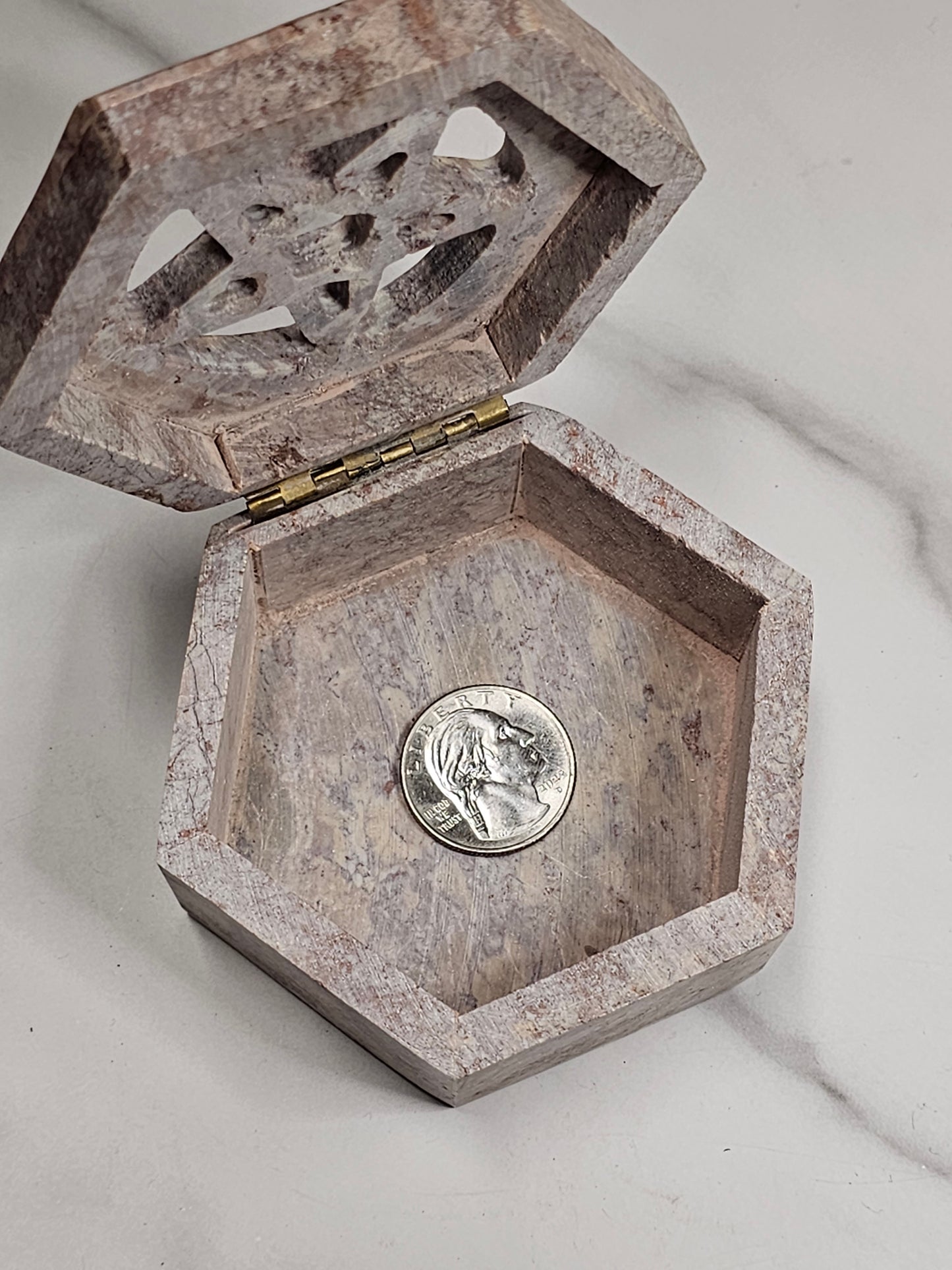 Soapstone Star Box