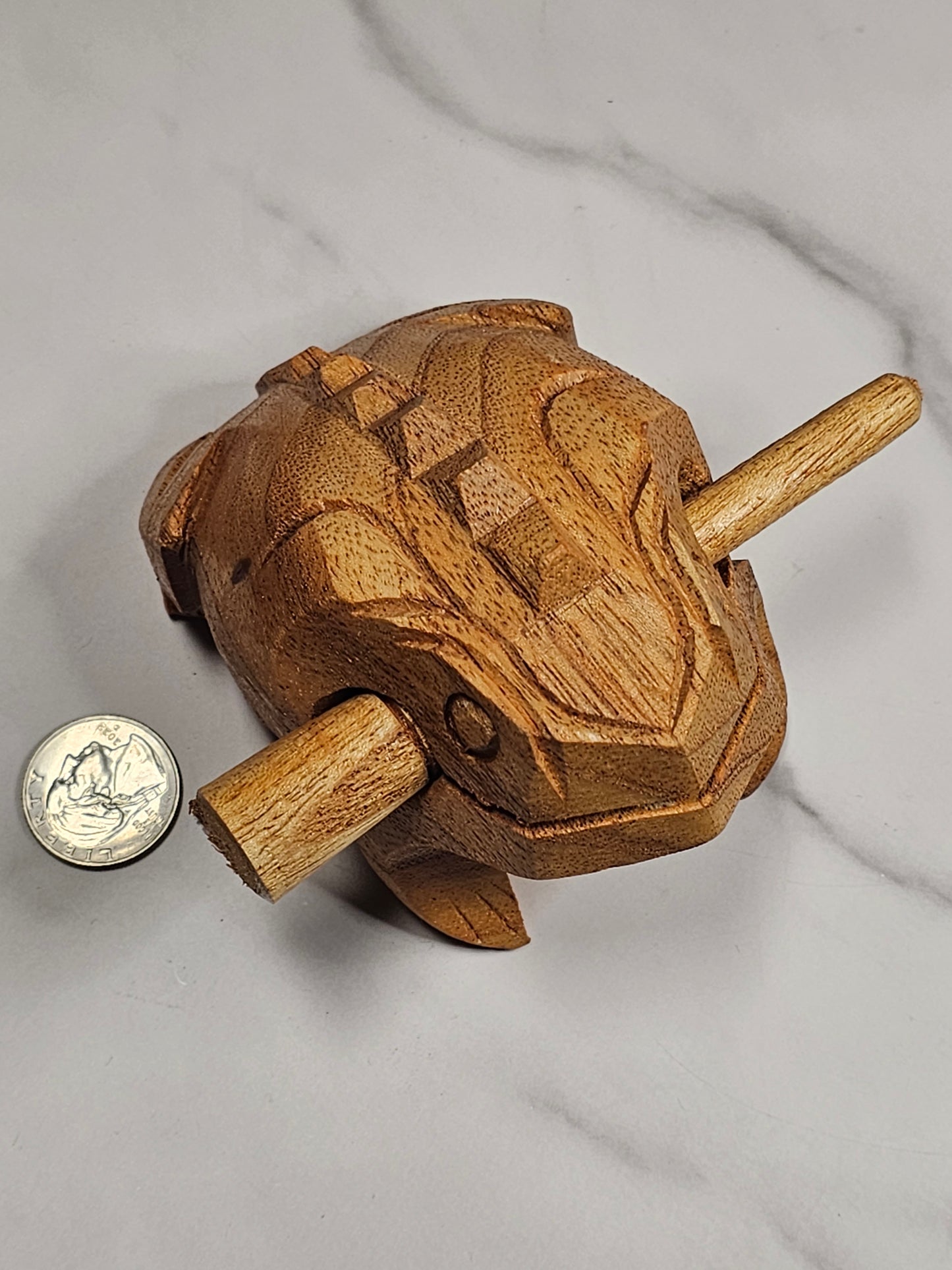Wooden Frog Instrument