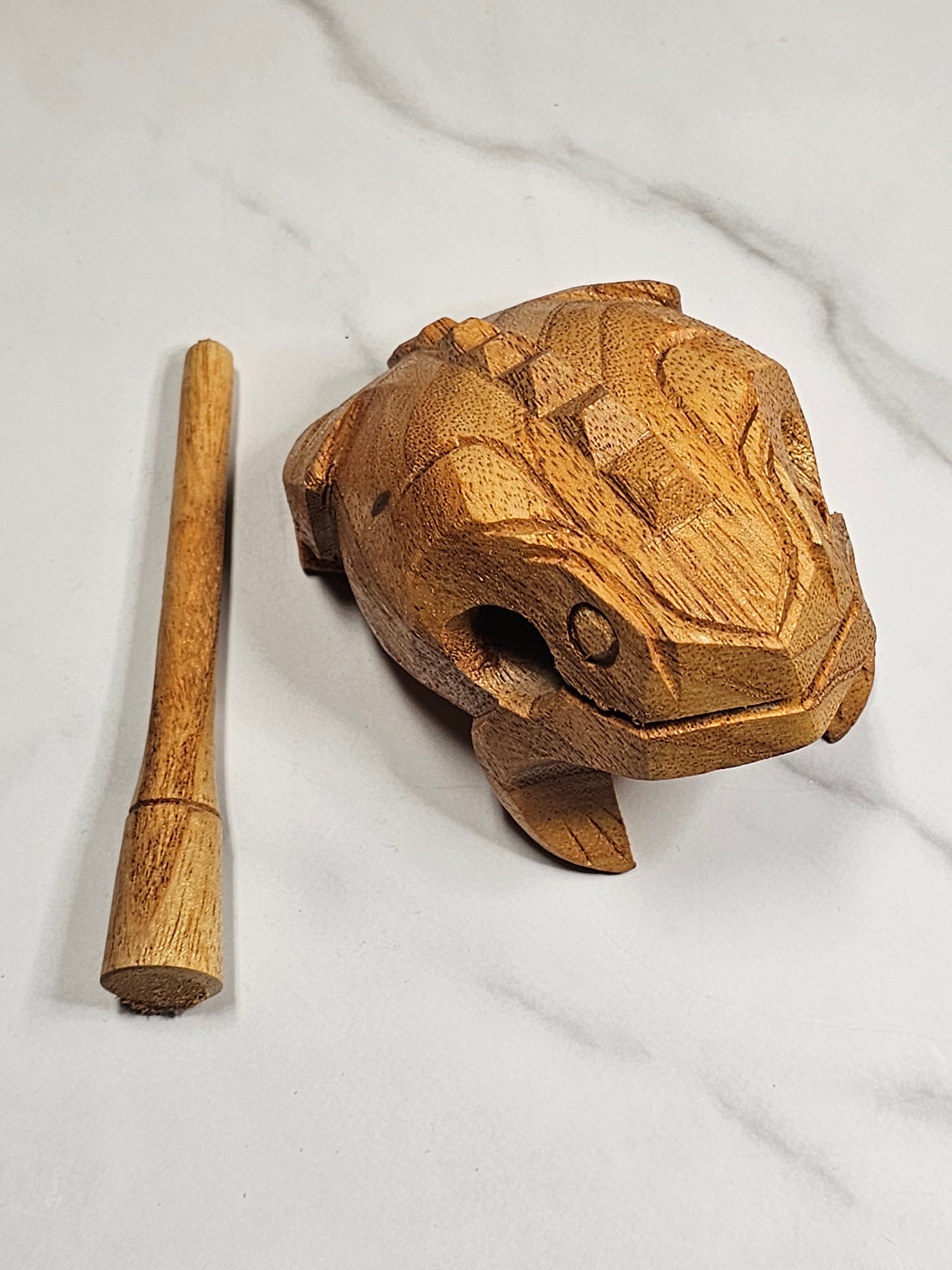 Wooden Frog Instrument