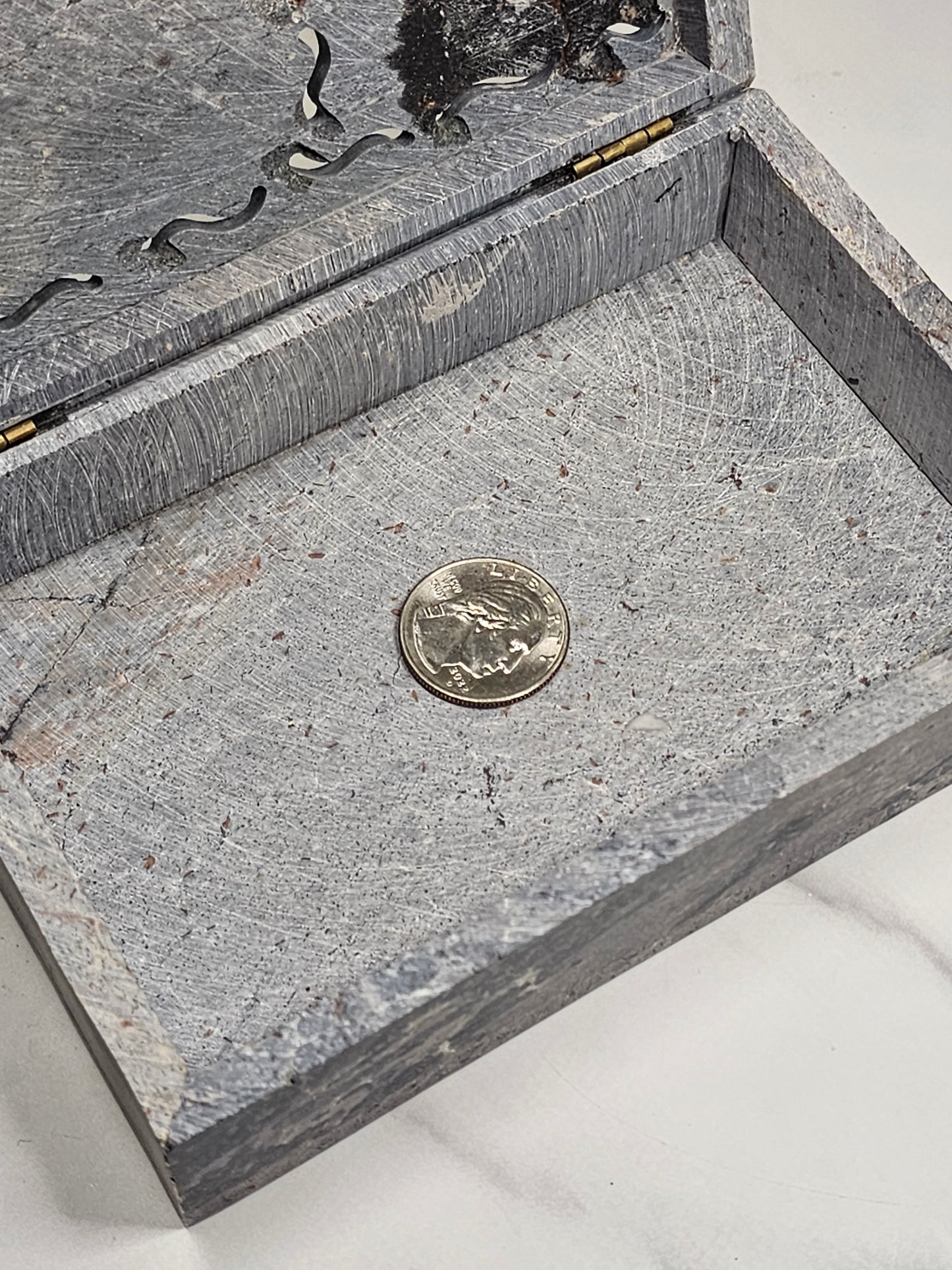 Soapstone Sun and Moon Box