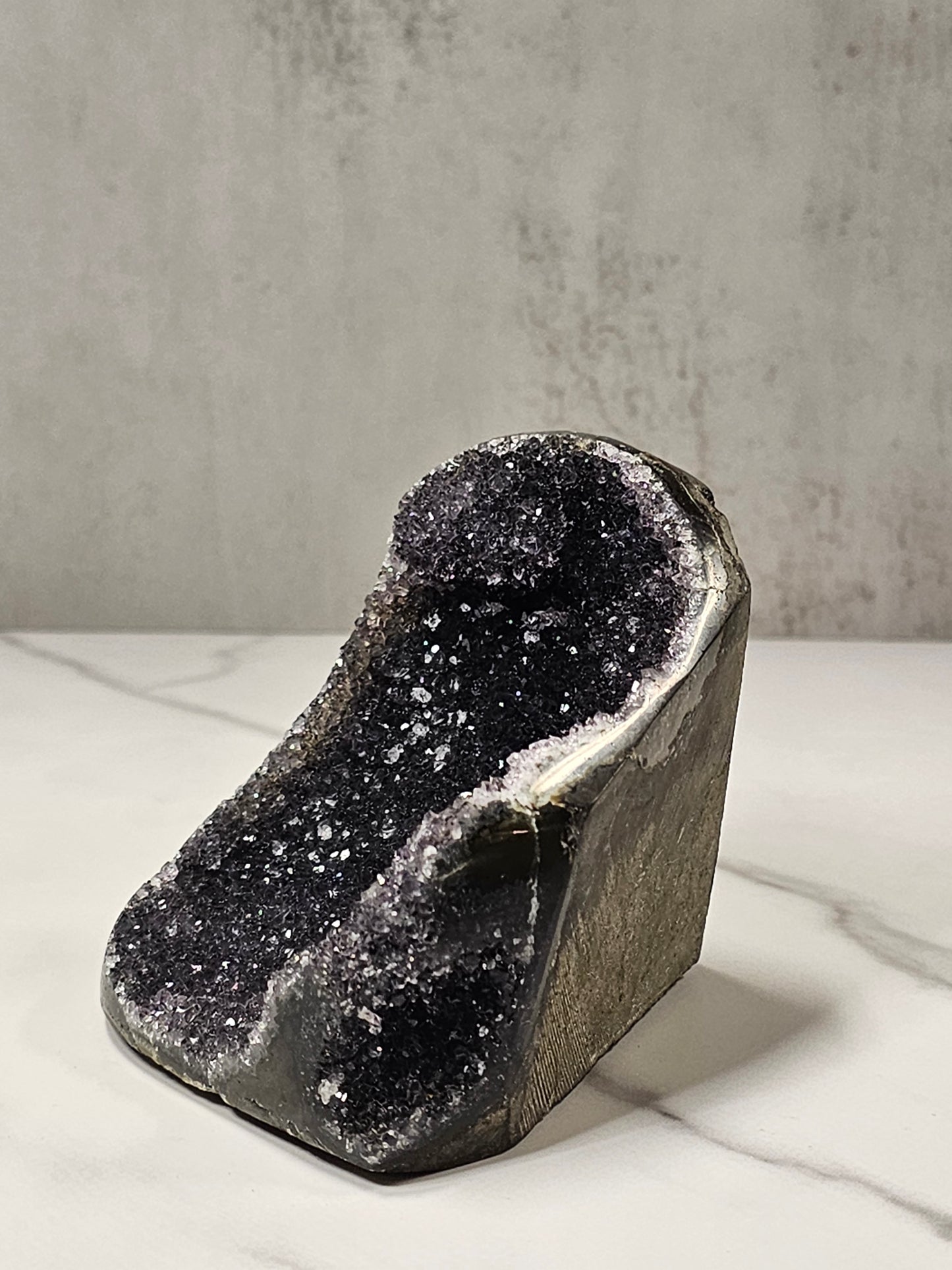 Black Amethyst Cut Base