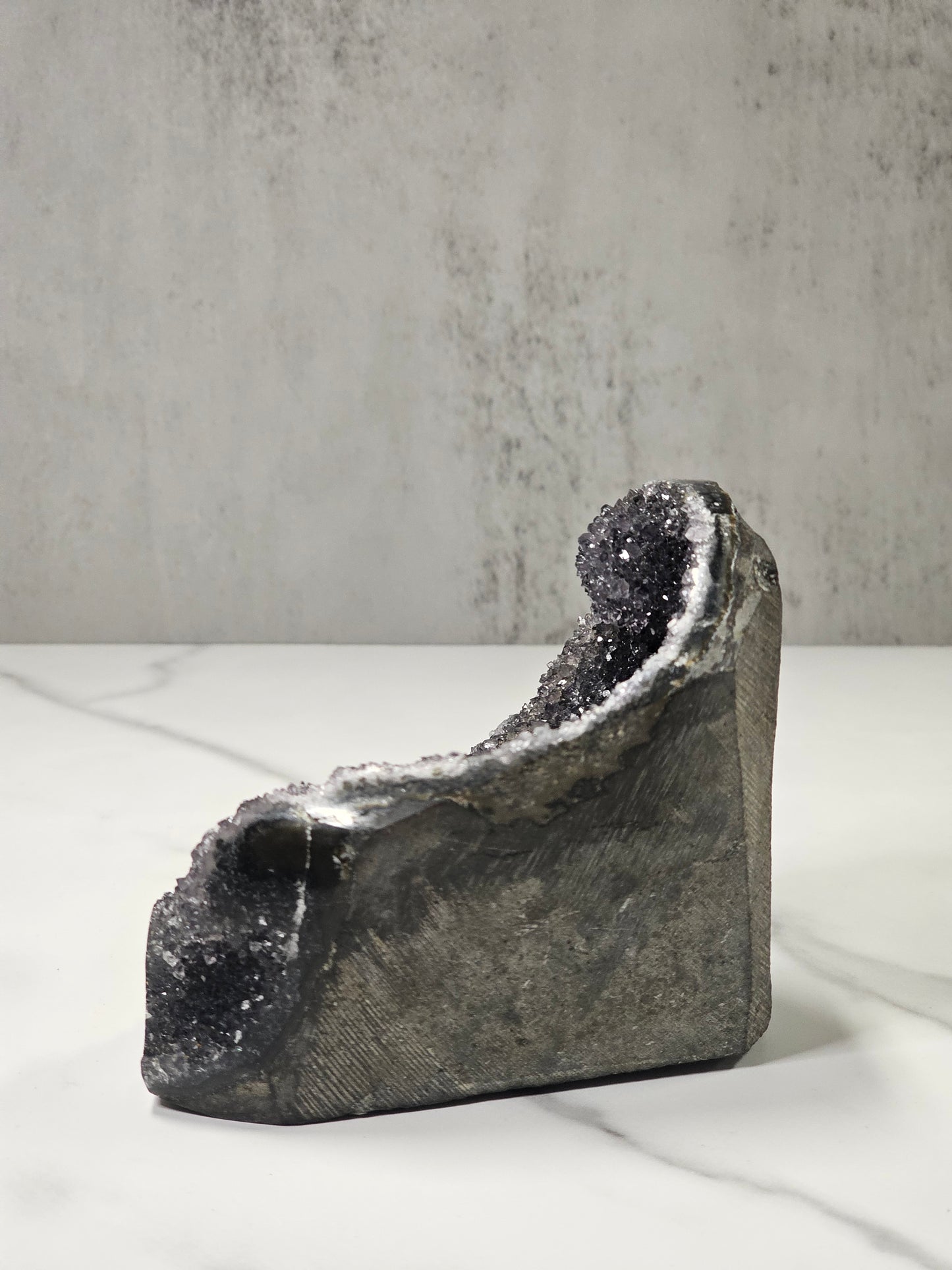 Black Amethyst Cut Base