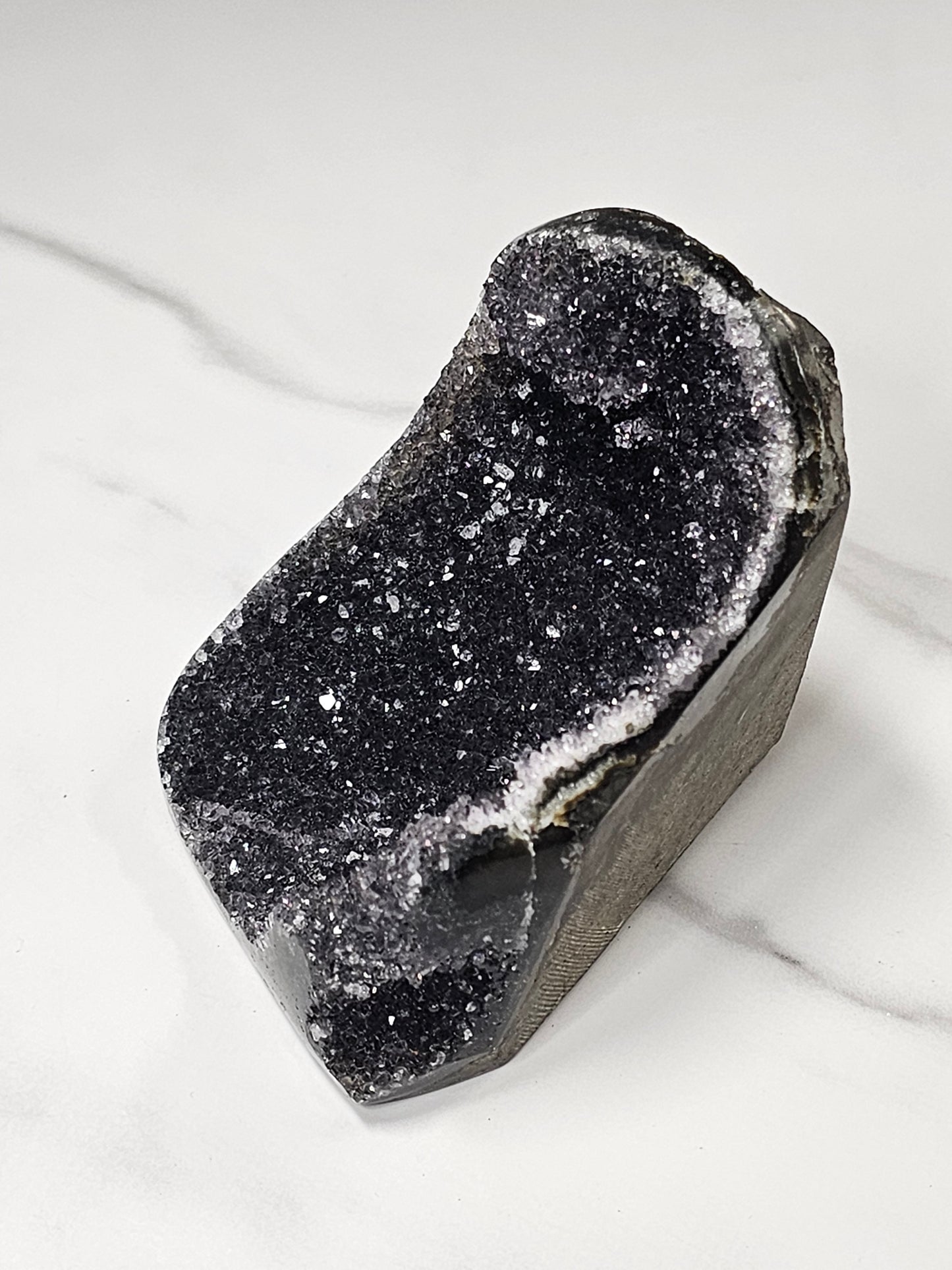 Black Amethyst Cut Base