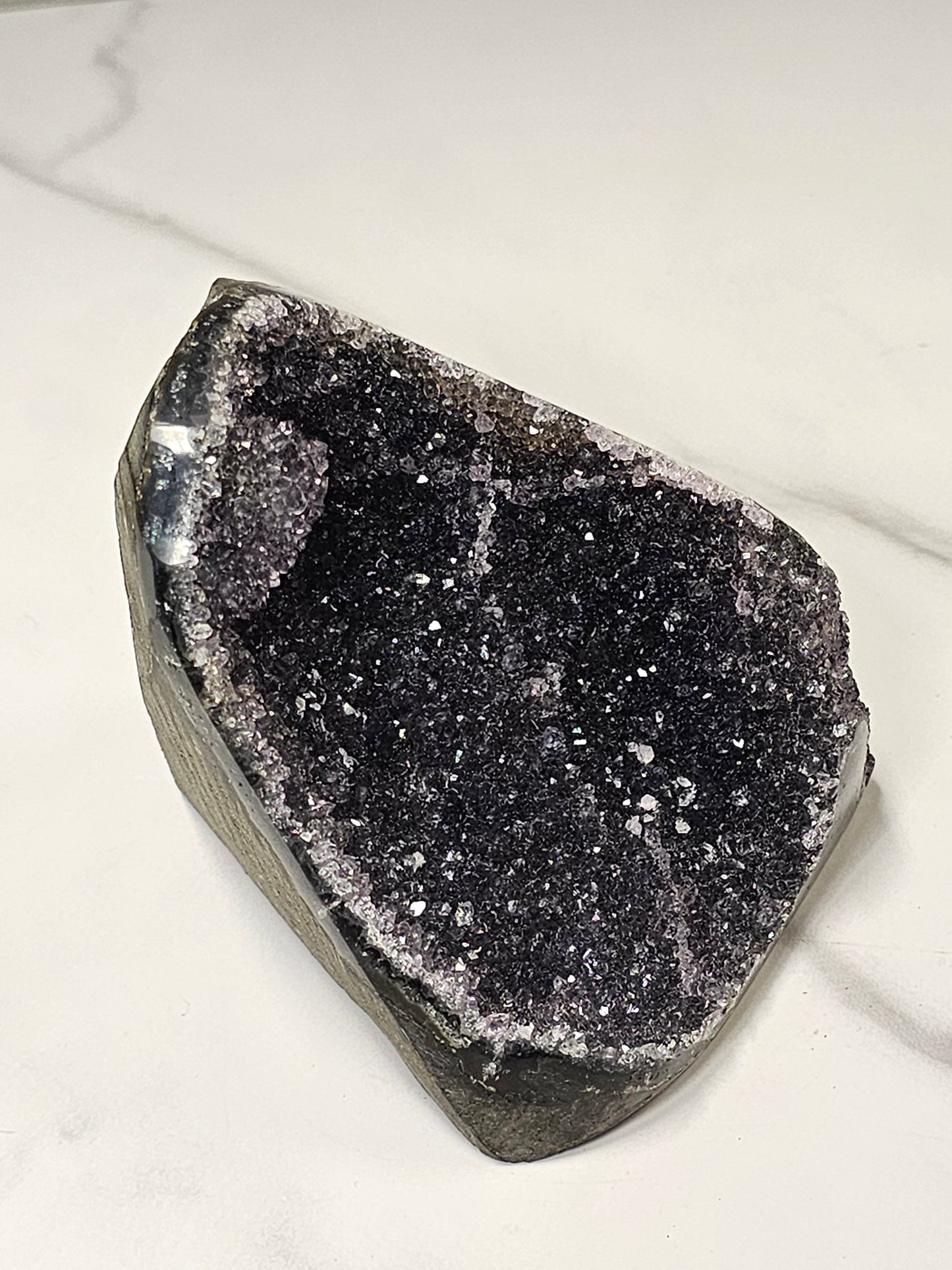 Black Amethyst Cut Base
