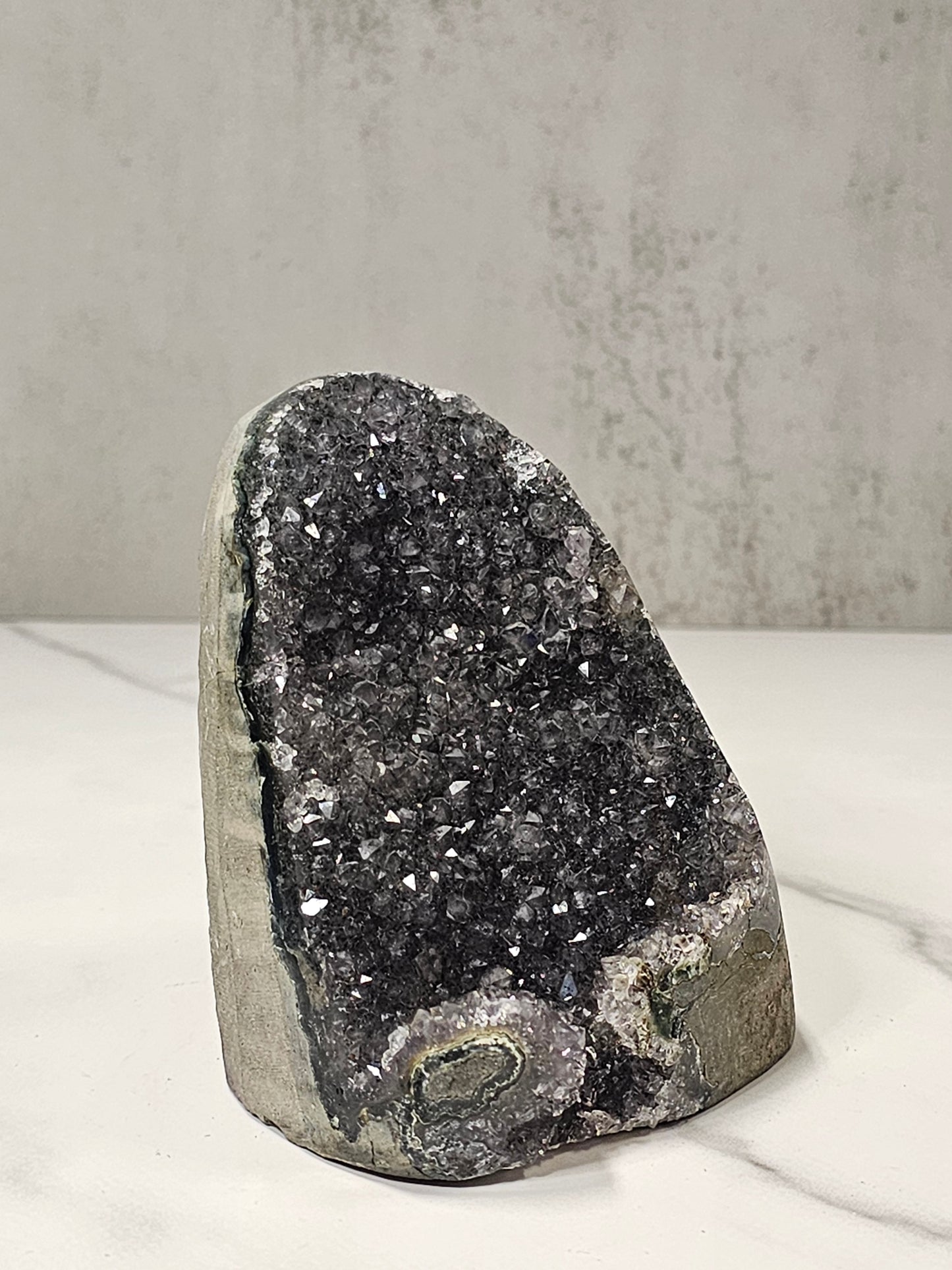 Black Amethyst Cut Base