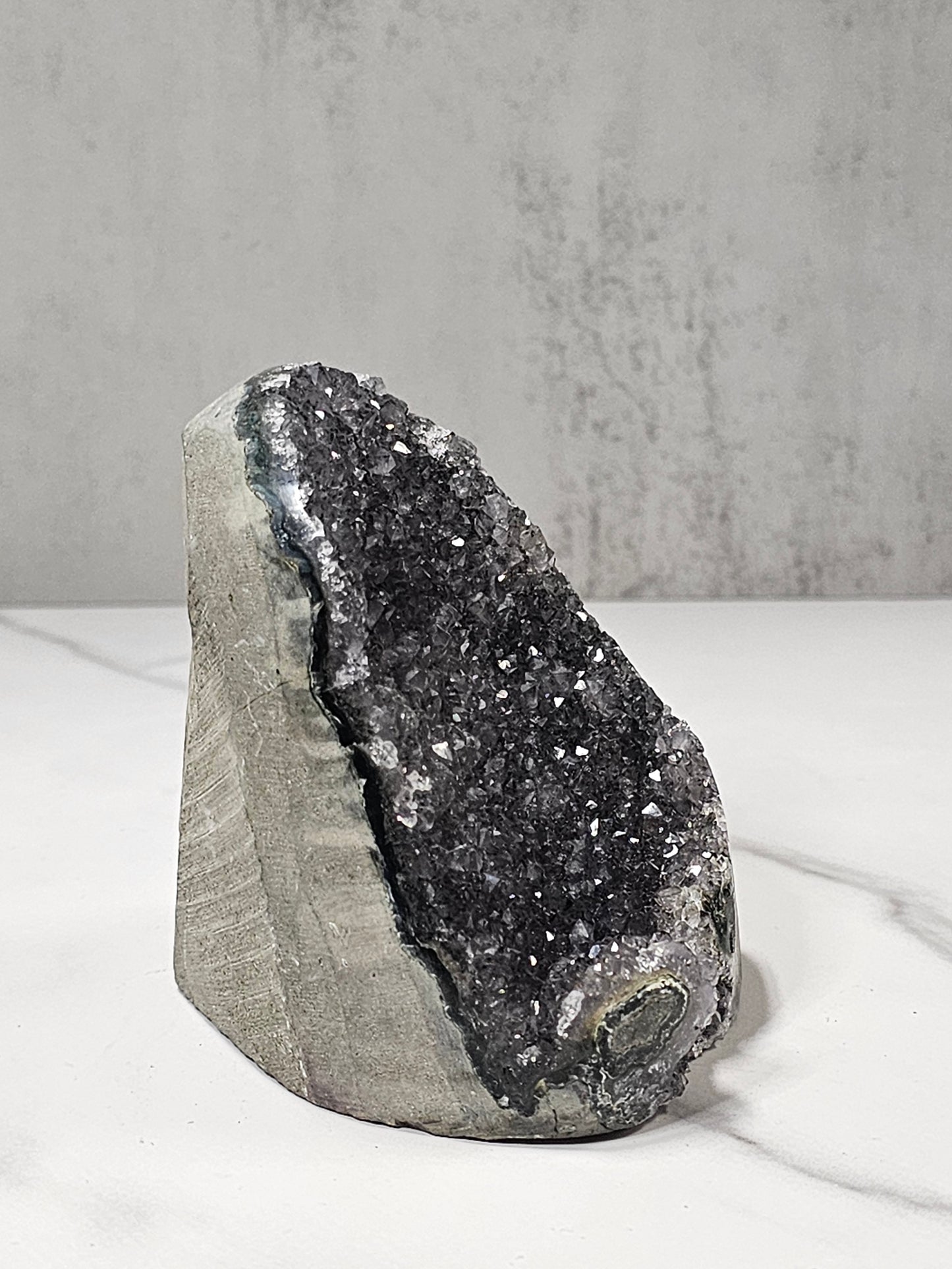 Black Amethyst Cut Base