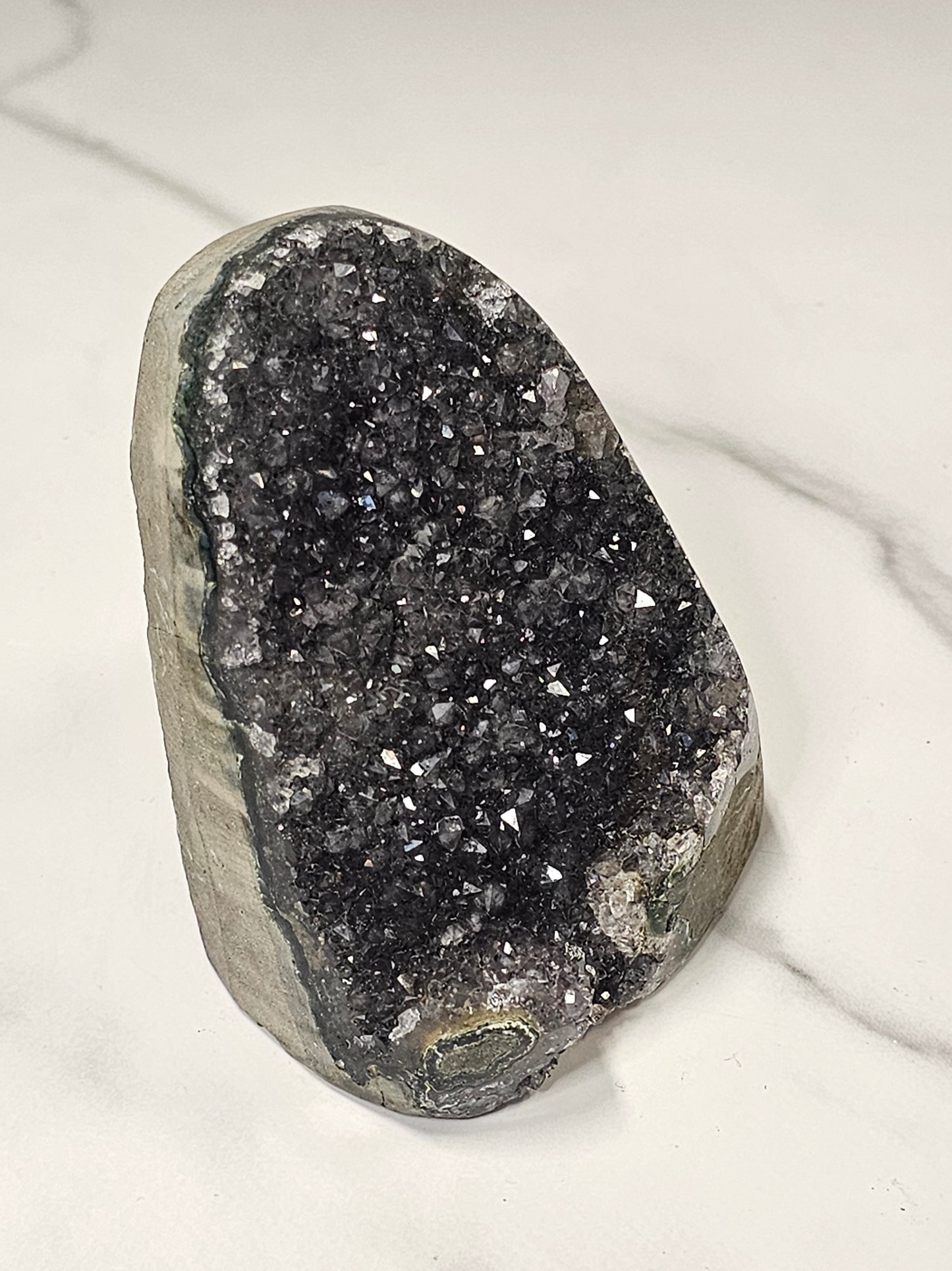 Black Amethyst Cut Base