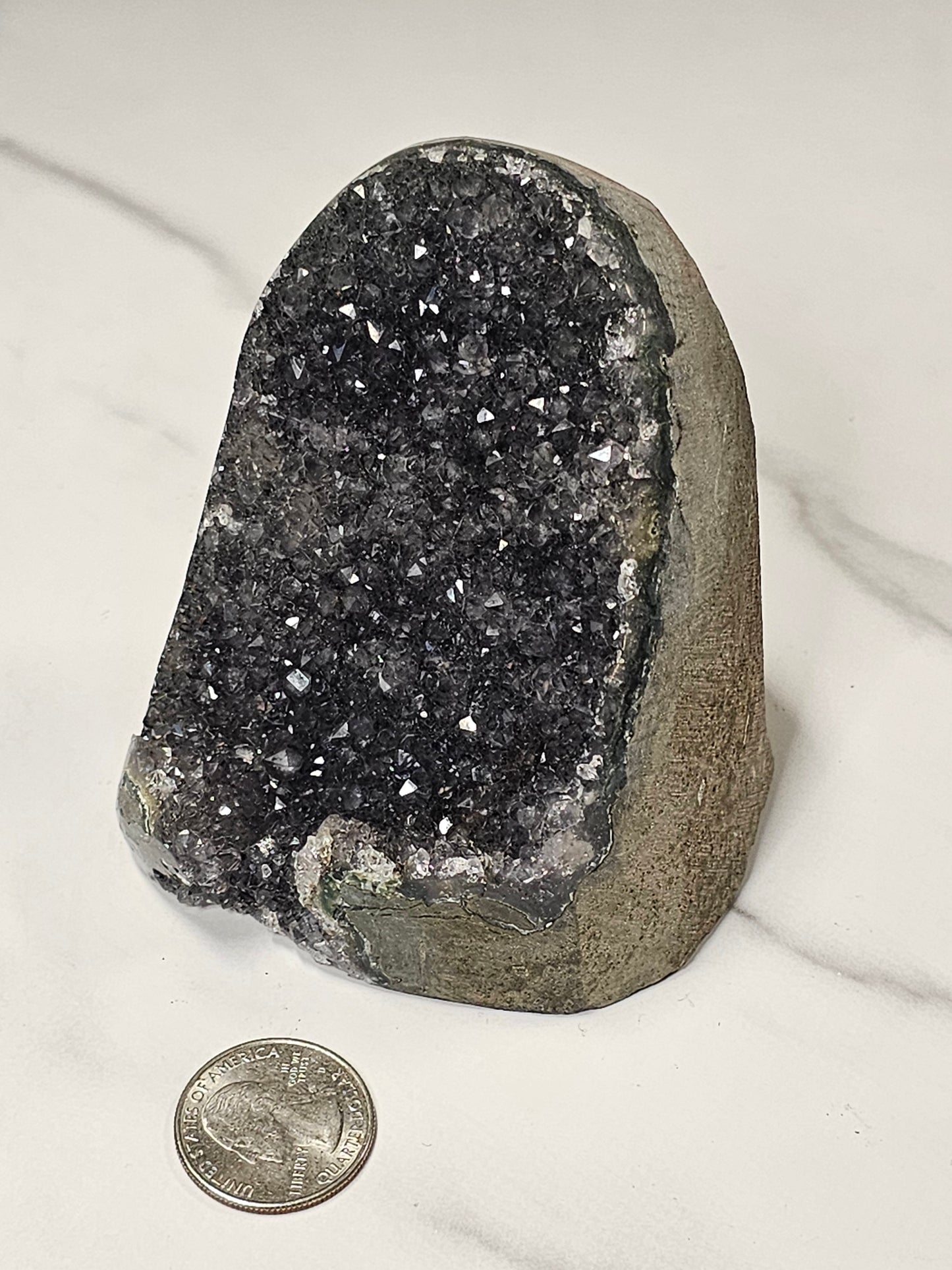 Black Amethyst Cut Base