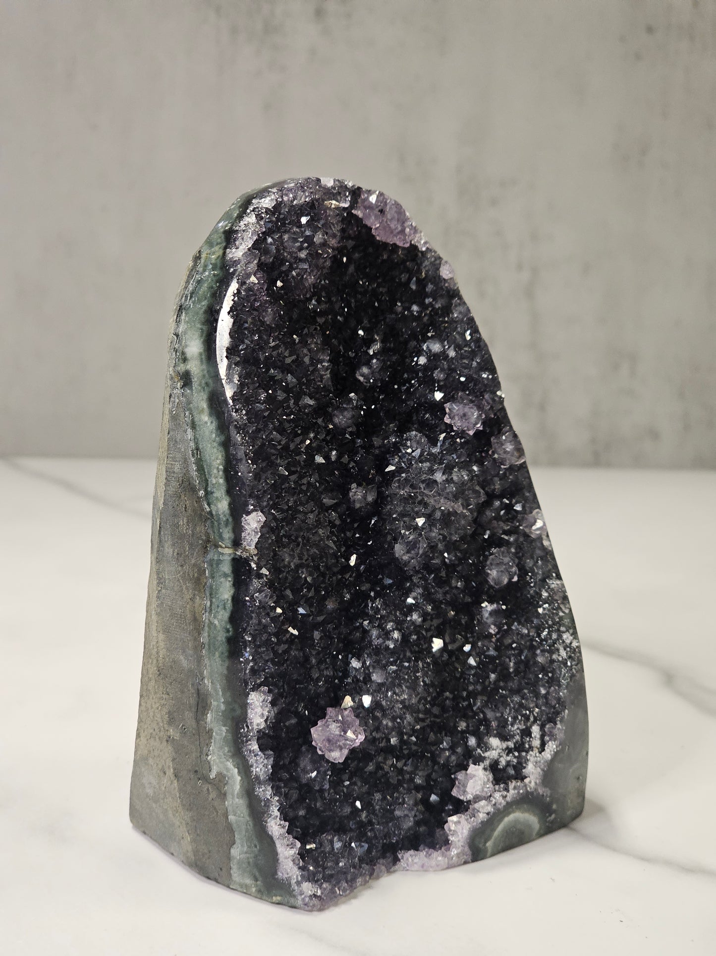 Black Amethyst Cut Base