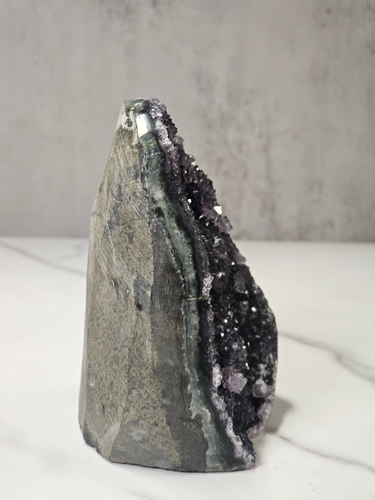 Black Amethyst Cut Base