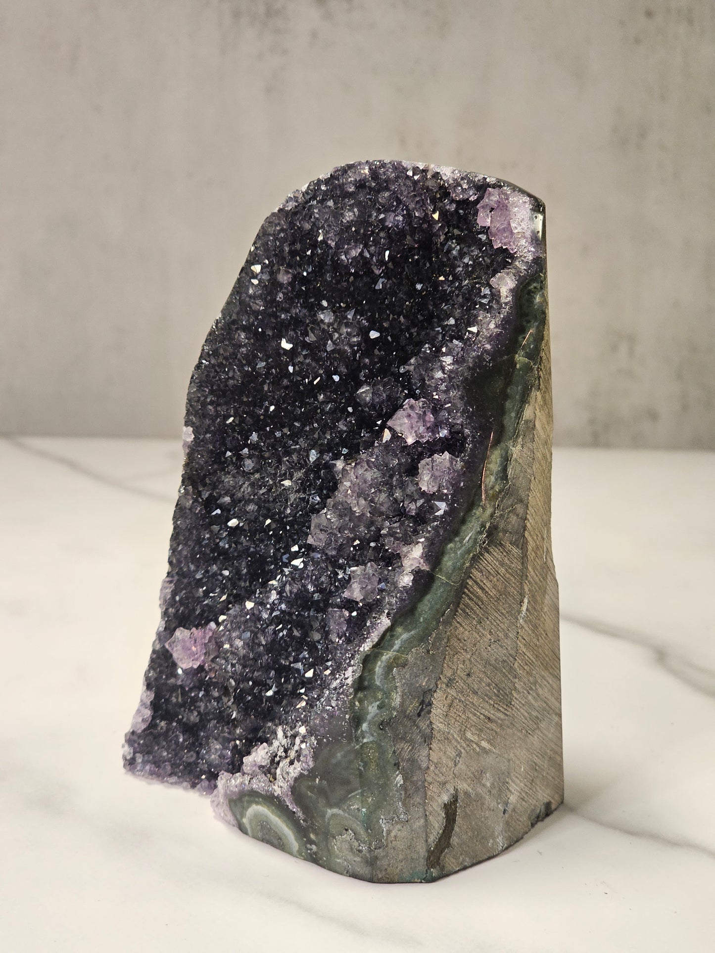 Black Amethyst Cut Base