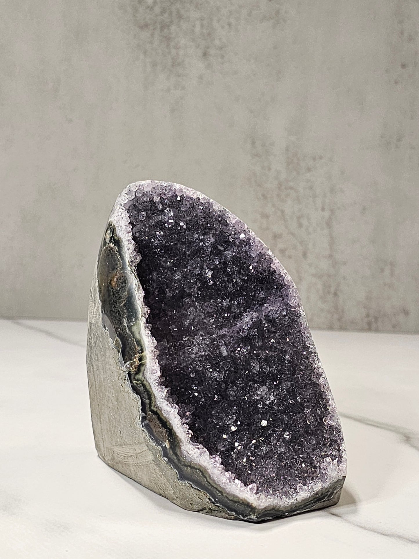 Black Amethyst Cut Base