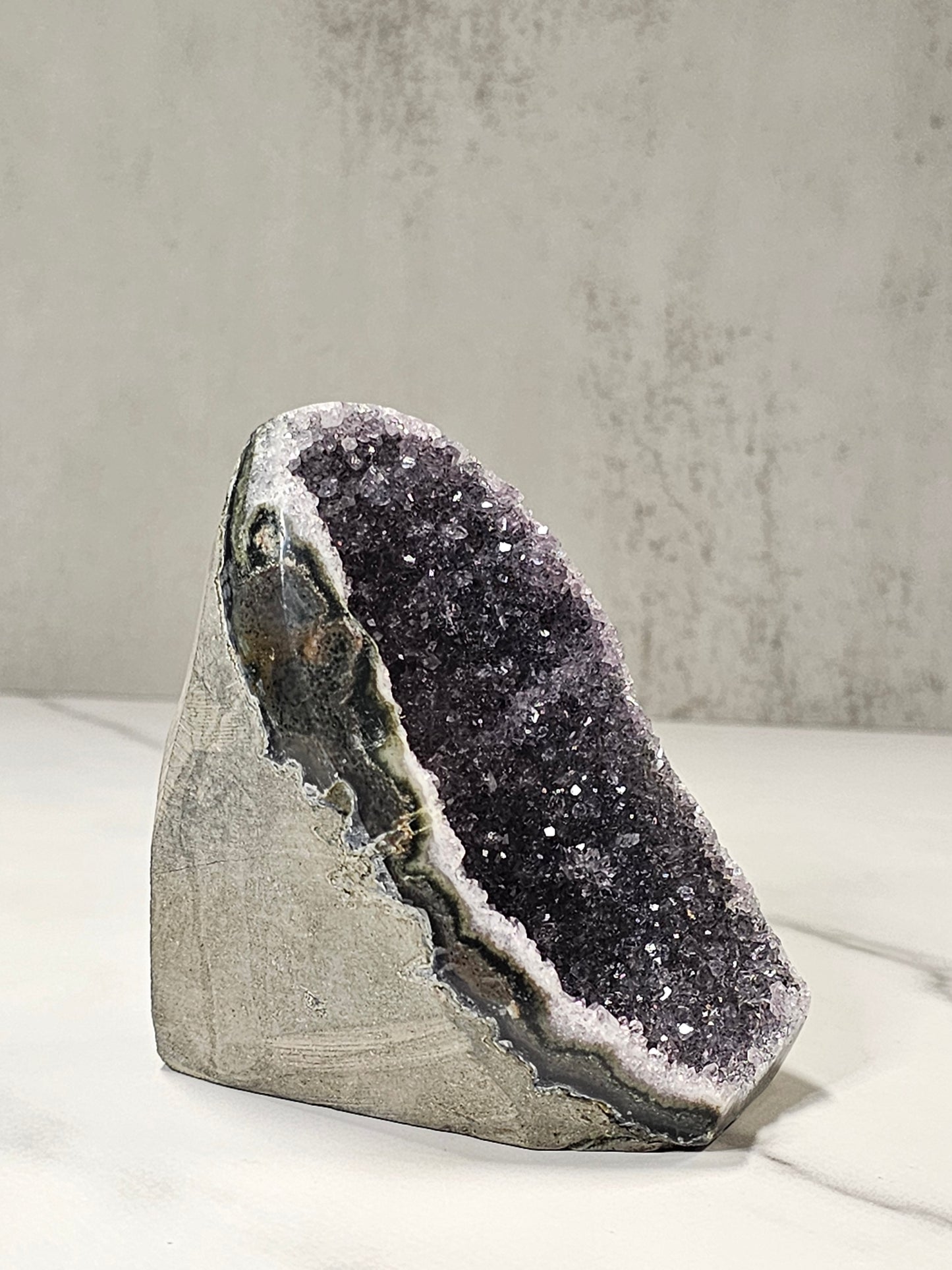 Black Amethyst Cut Base