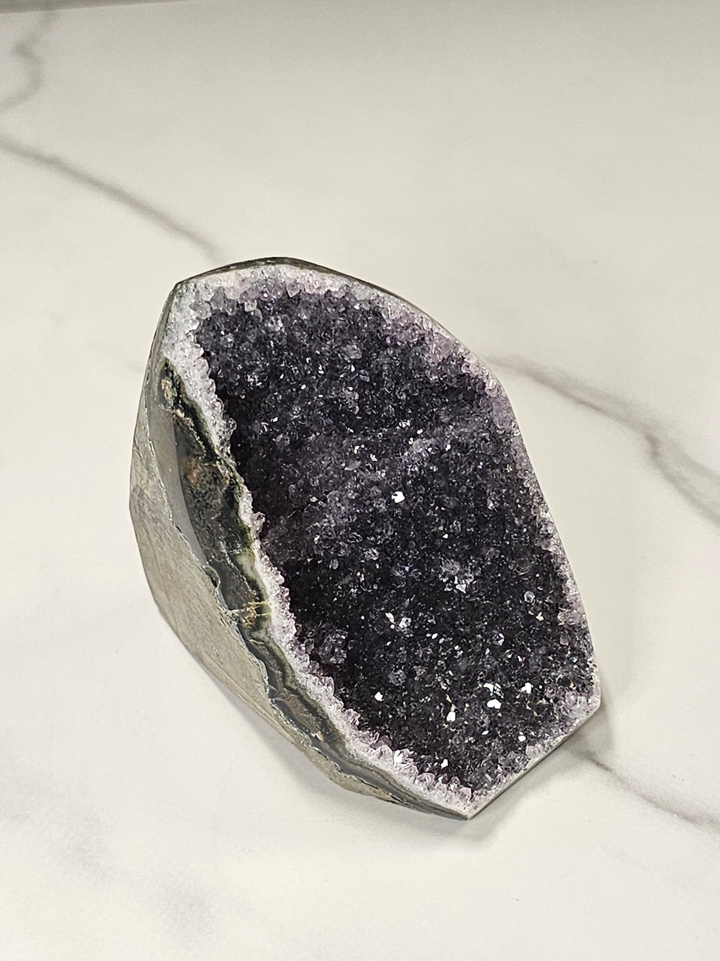 Black Amethyst Cut Base
