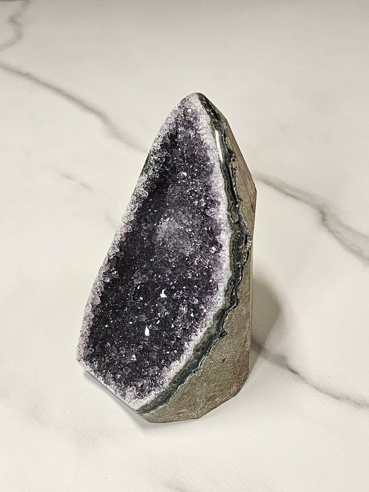Black Amethyst Cut Base