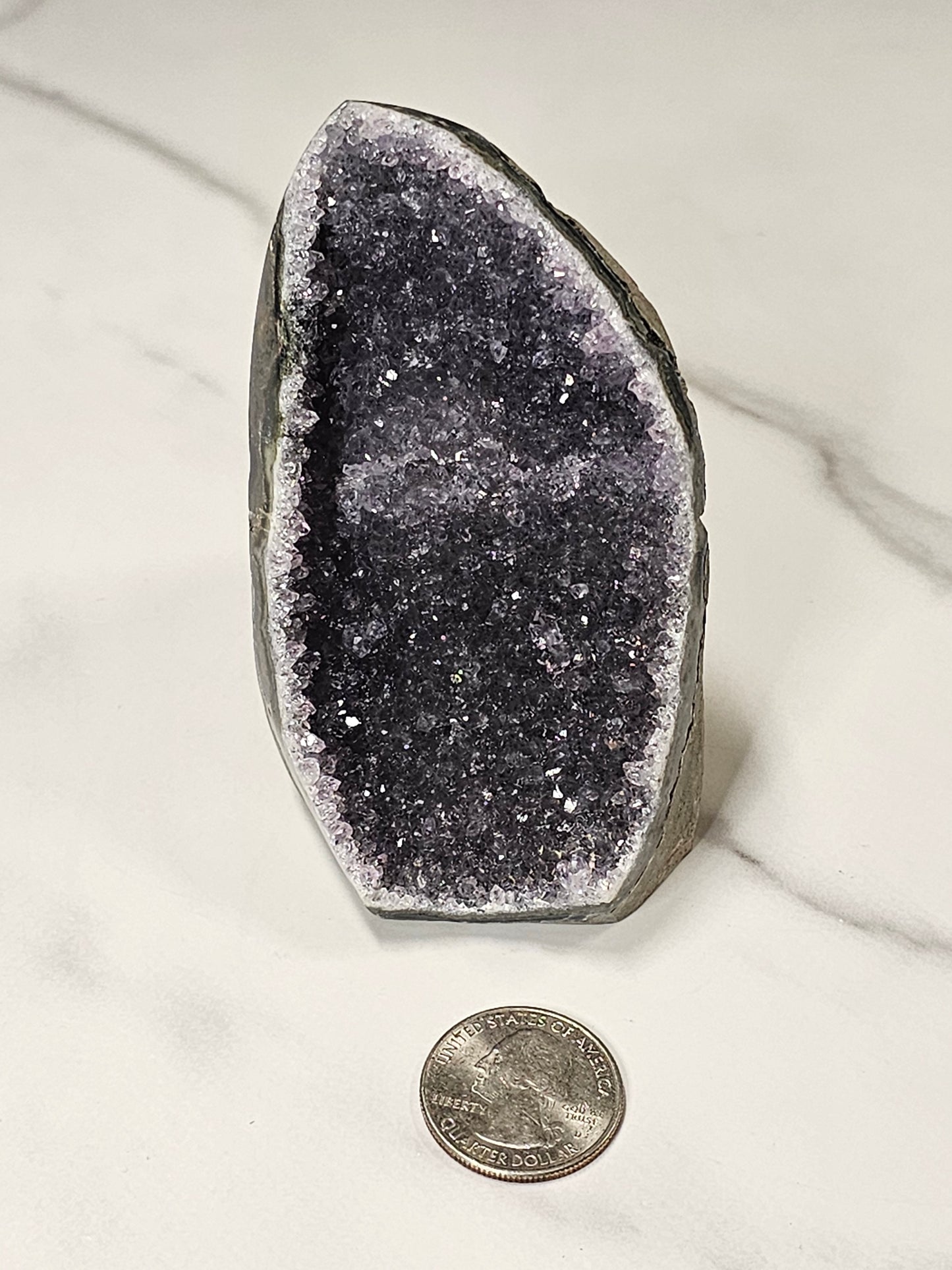 Black Amethyst Cut Base