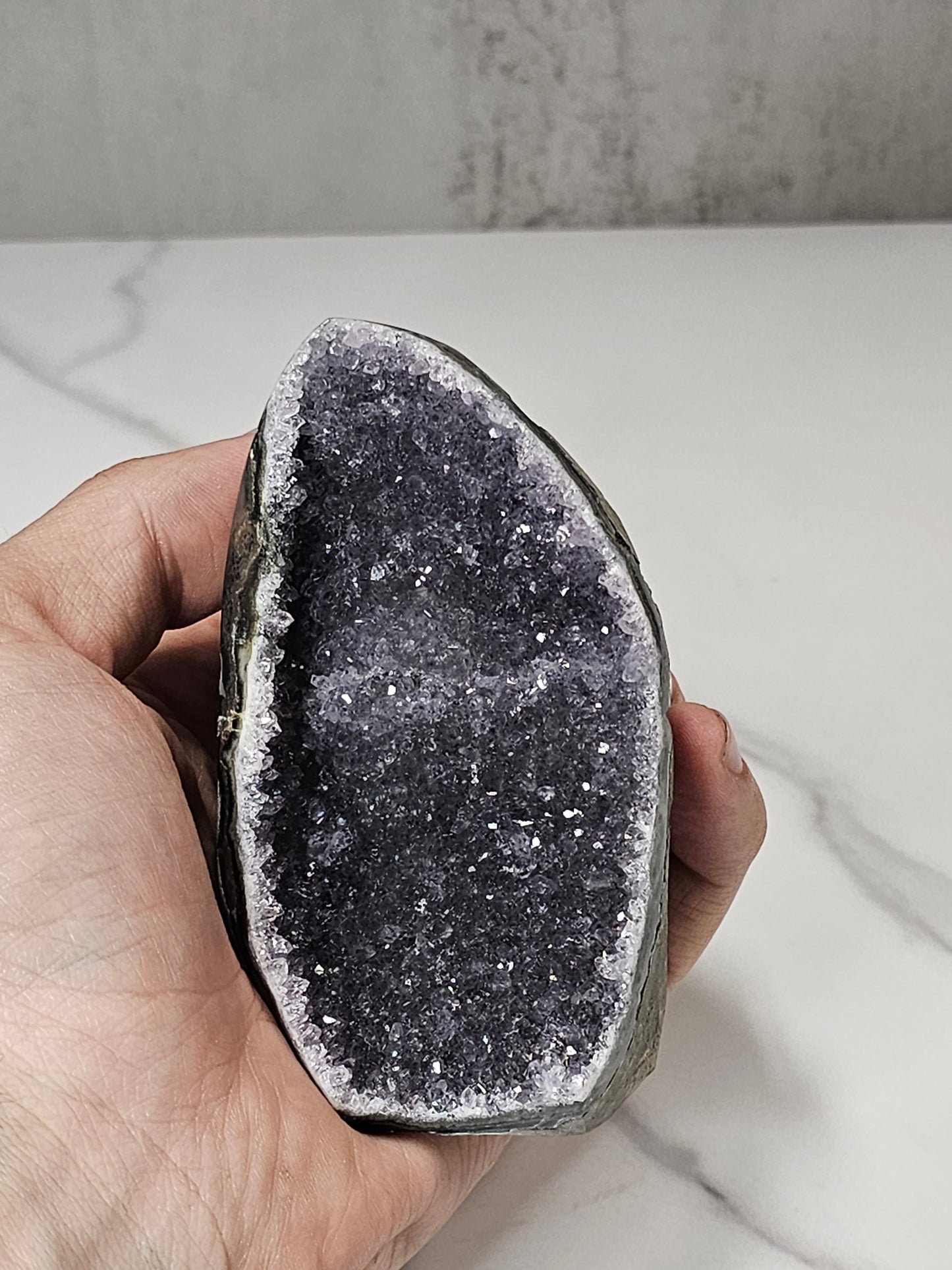 Black Amethyst Cut Base