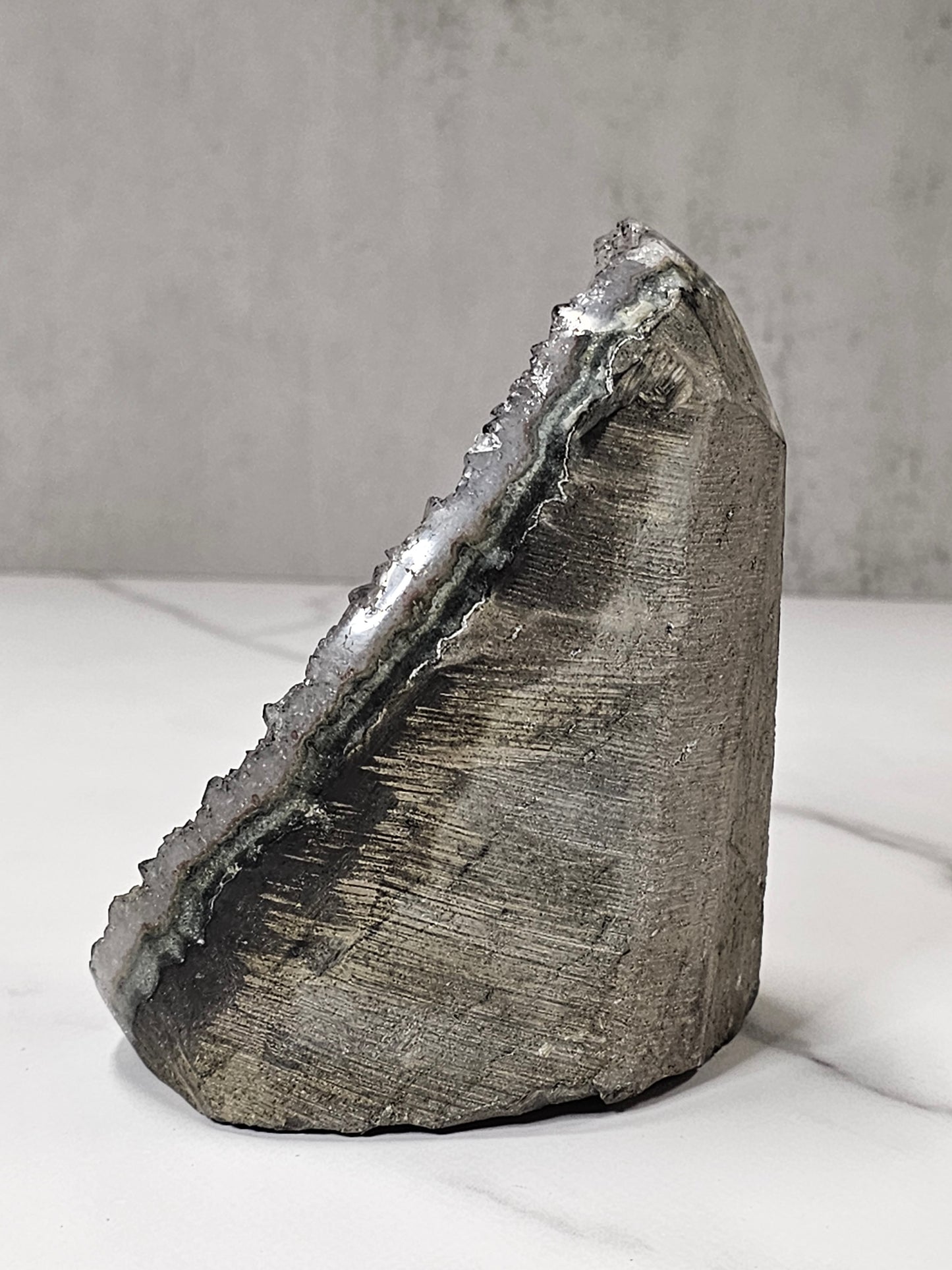 Black Amethyst Cut Base