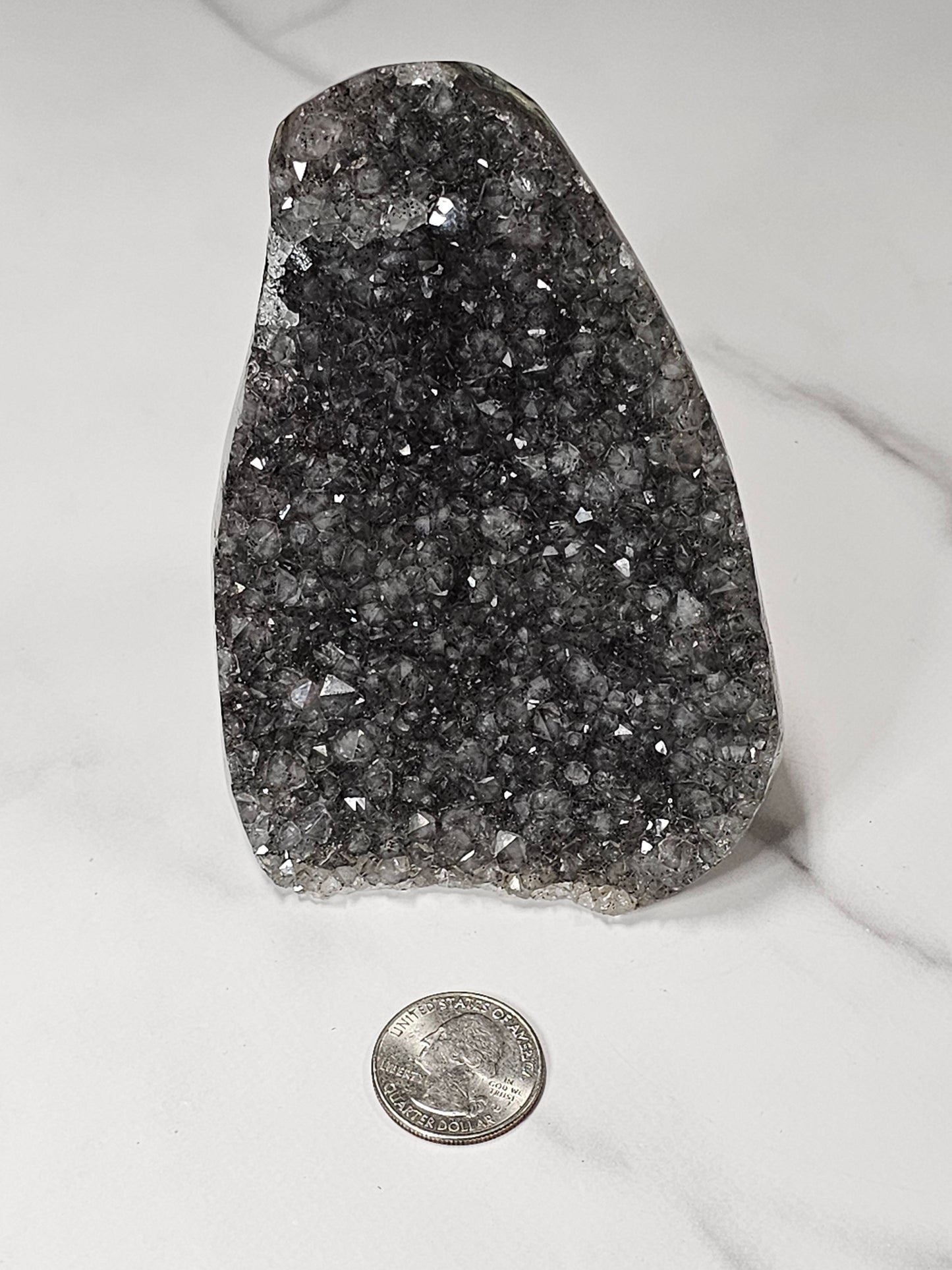 Black Amethyst Cut Base