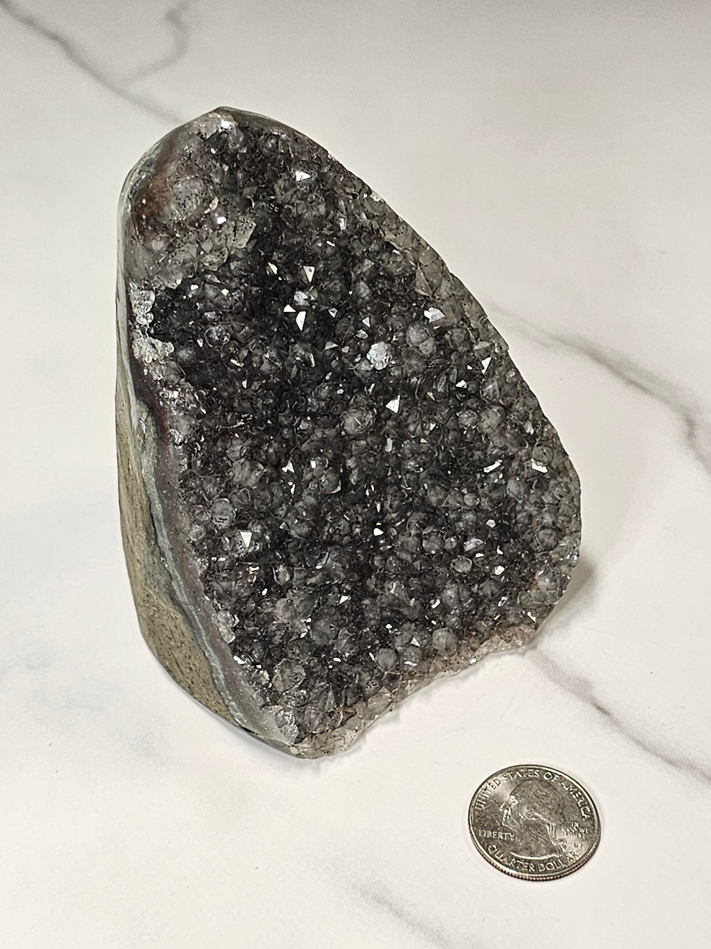 Black Amethyst Cut Base