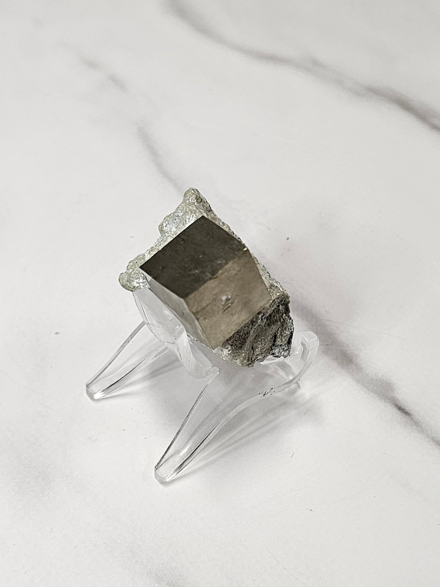 Cubic Pyrite in Matrix