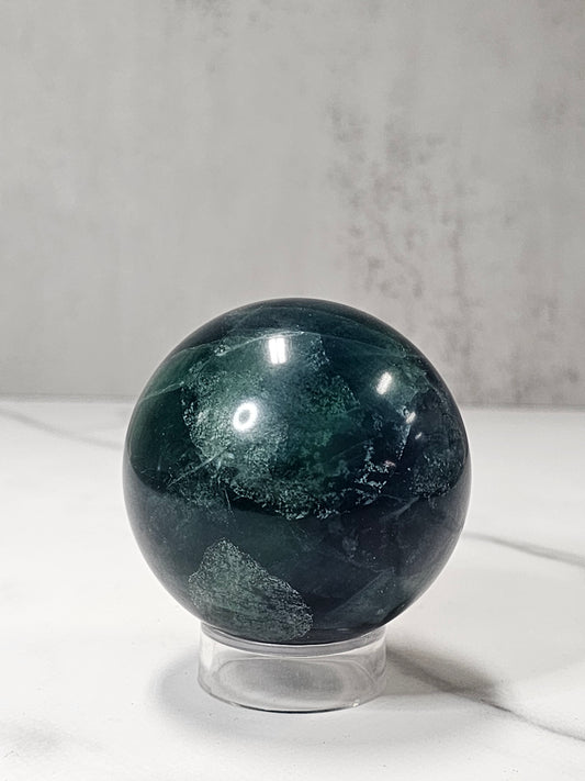 Green Fluorite Sphere