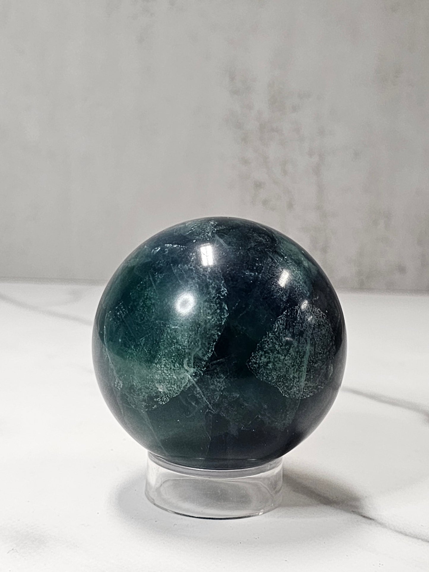 Green Fluorite Sphere