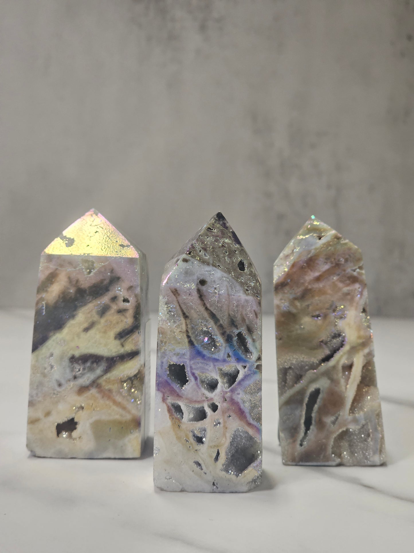 Druzy Aura Sphalerite Tower