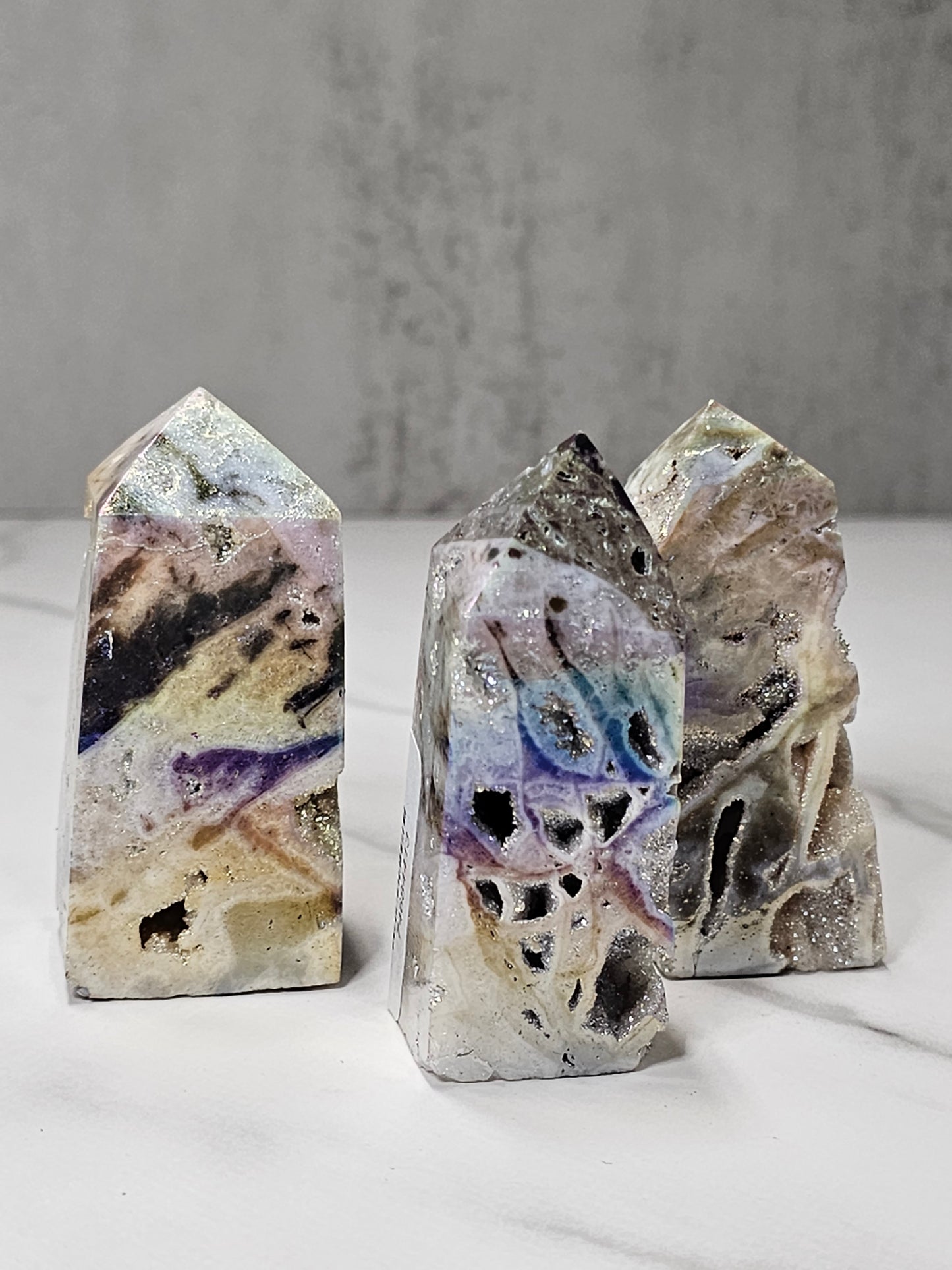 Druzy Aura Sphalerite Tower