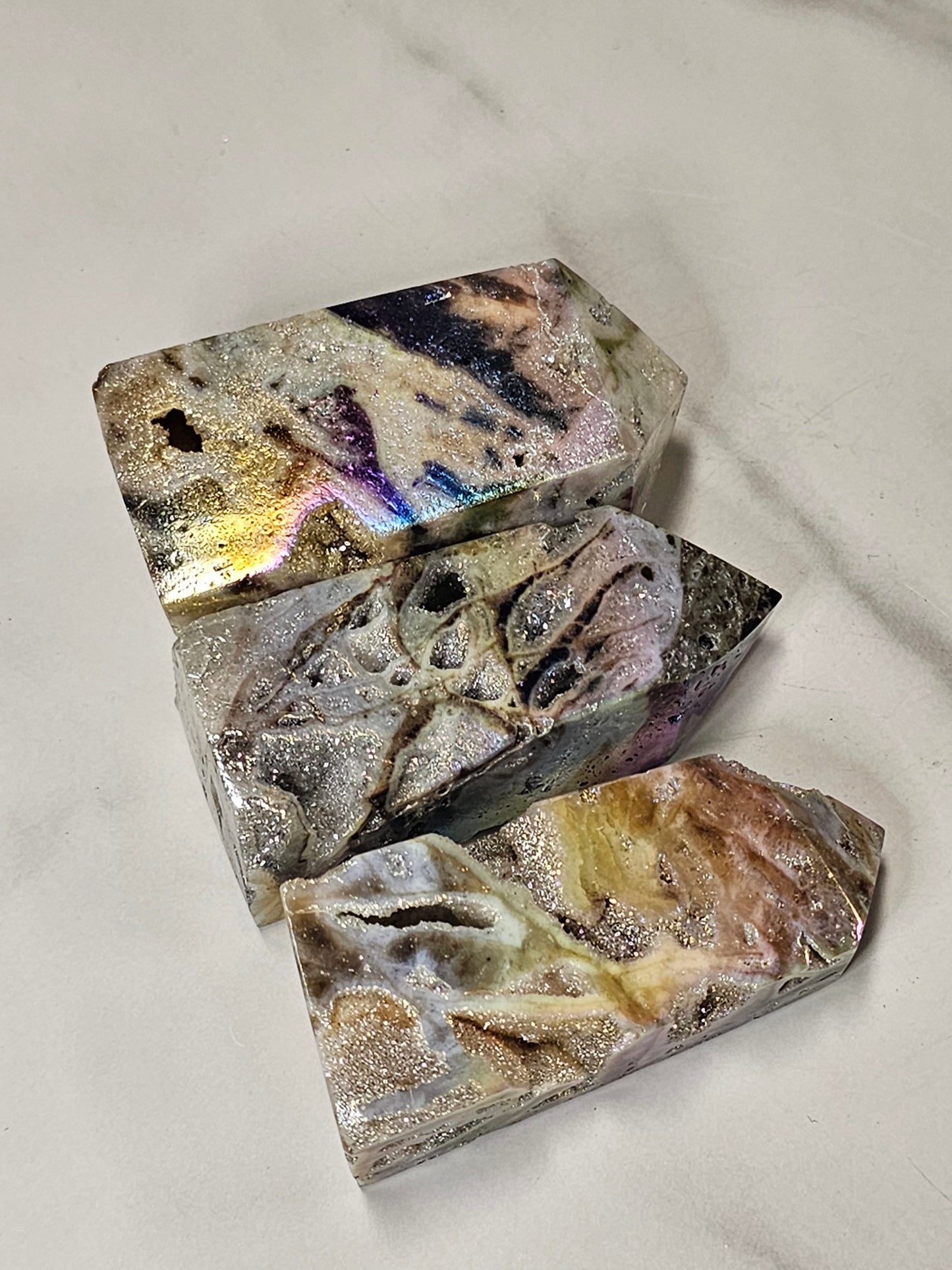 Druzy Aura Sphalerite Tower