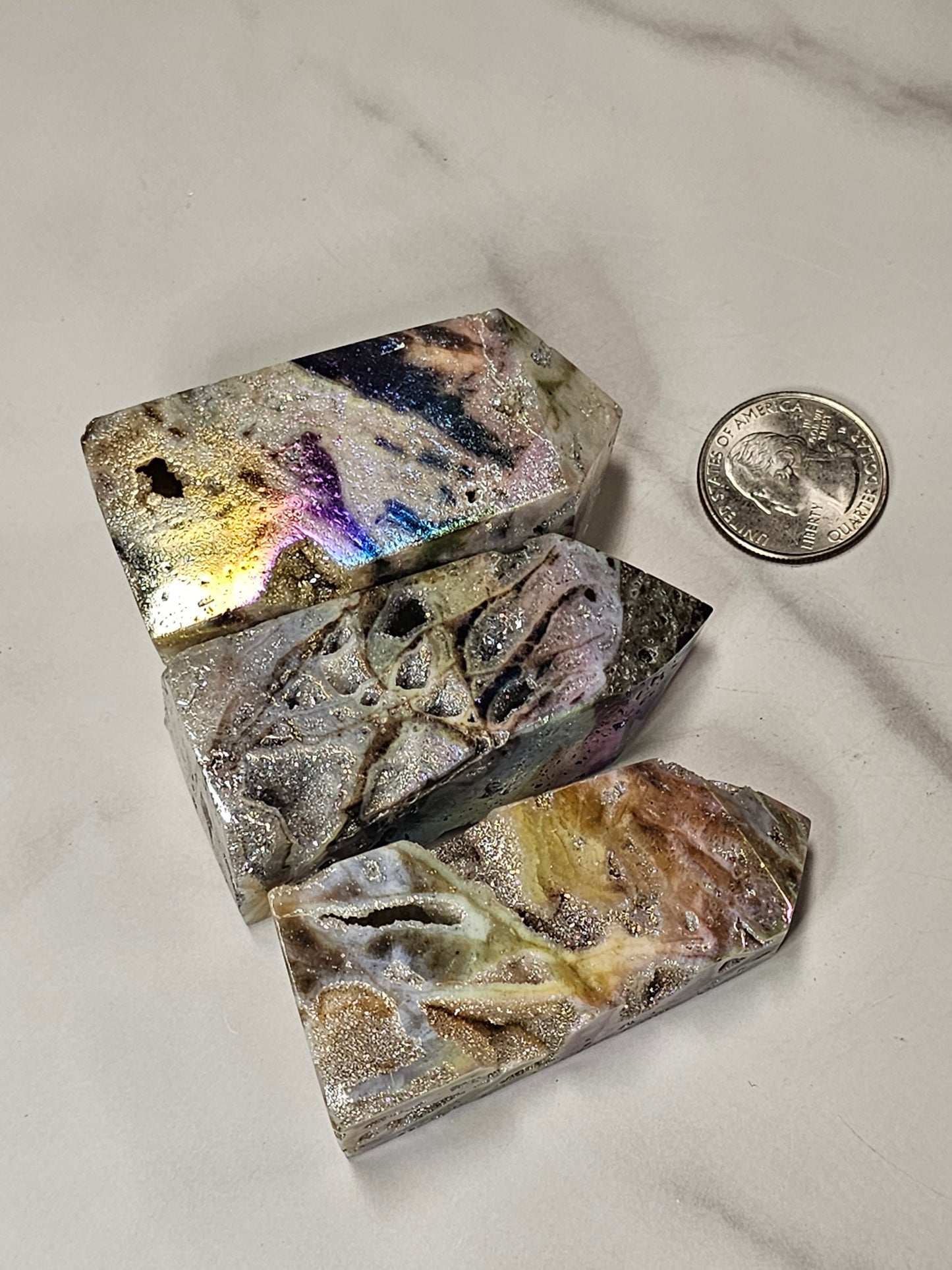 Druzy Aura Sphalerite Tower