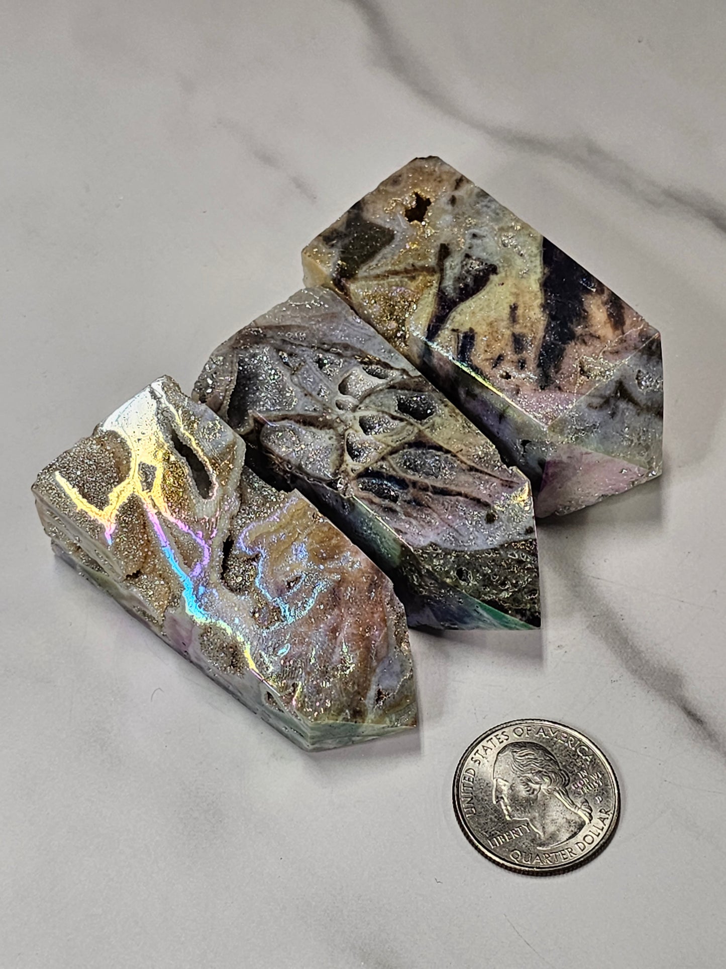 Druzy Aura Sphalerite Tower